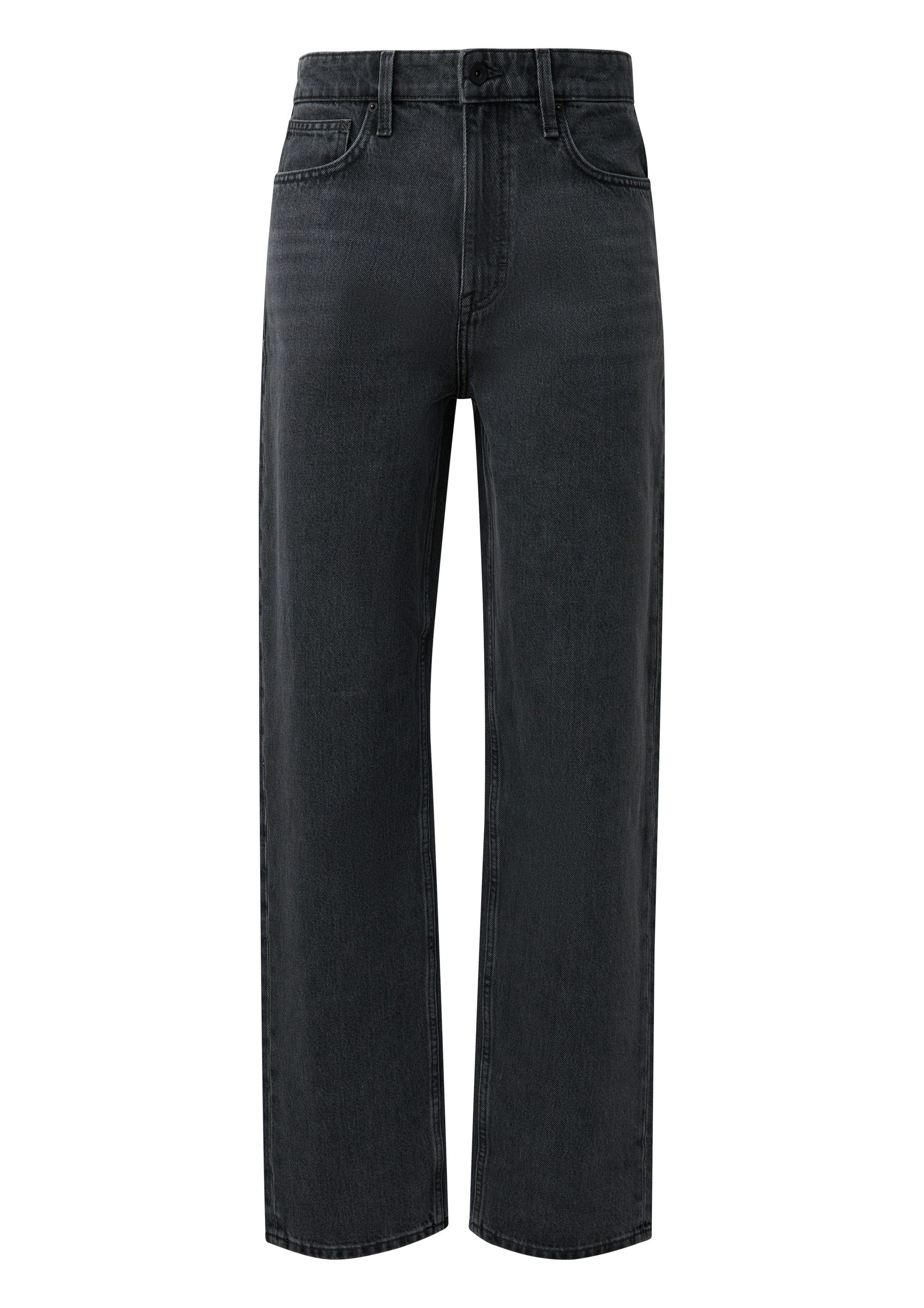 QS Regular-fit-Jeans Jeans-Hose Jeans / Loose Fit / Mid Rise / Straight Leg