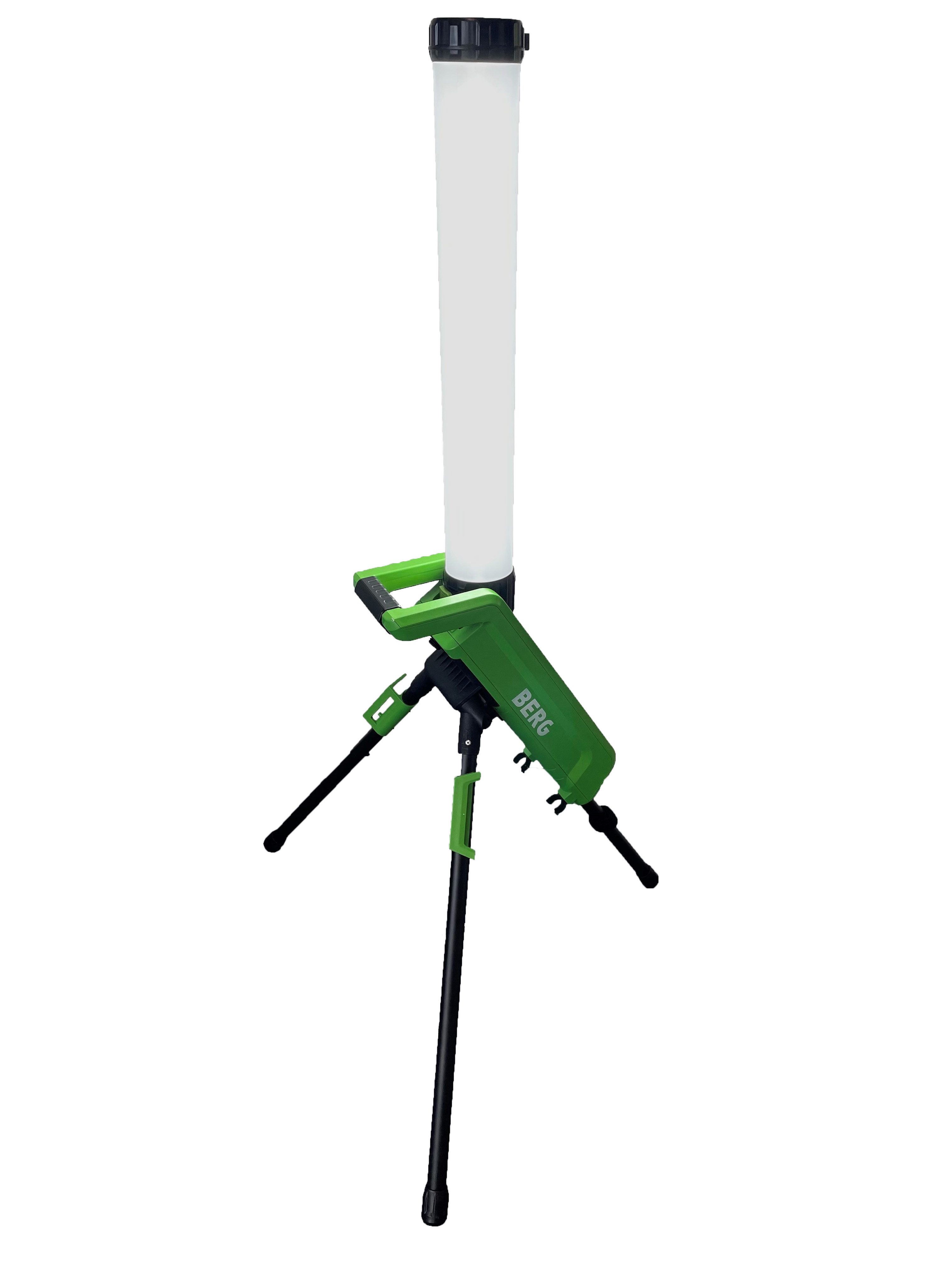 BERG TECTOOL Baustrahler LED-STRAHLER BCL 360° TOWER LED - S [230V - DE] - IP54, LED fest integriert, 6500K, faltbar