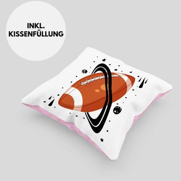 Trendation Dekokissen Trendation - American Football Kissen Geschenk Football-Spieler Geschenkidee für Geburtstag Dekokissen mit Füllung 40x40