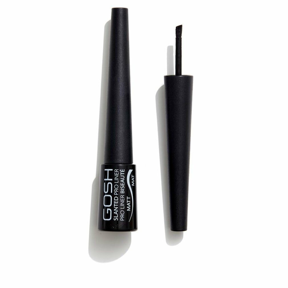 GOSH Foundation SLANTED pro liner eyeliner #002-matte black 3ml