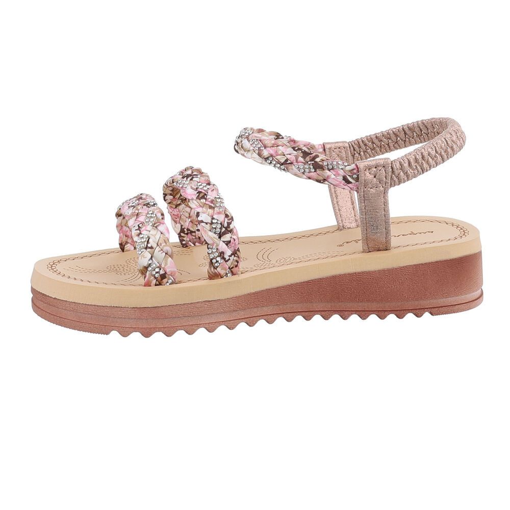 Ital-Design Damen Freizeit Riemchensandalette (85960457) Keilabsatz/Wedge günstig online kaufen
