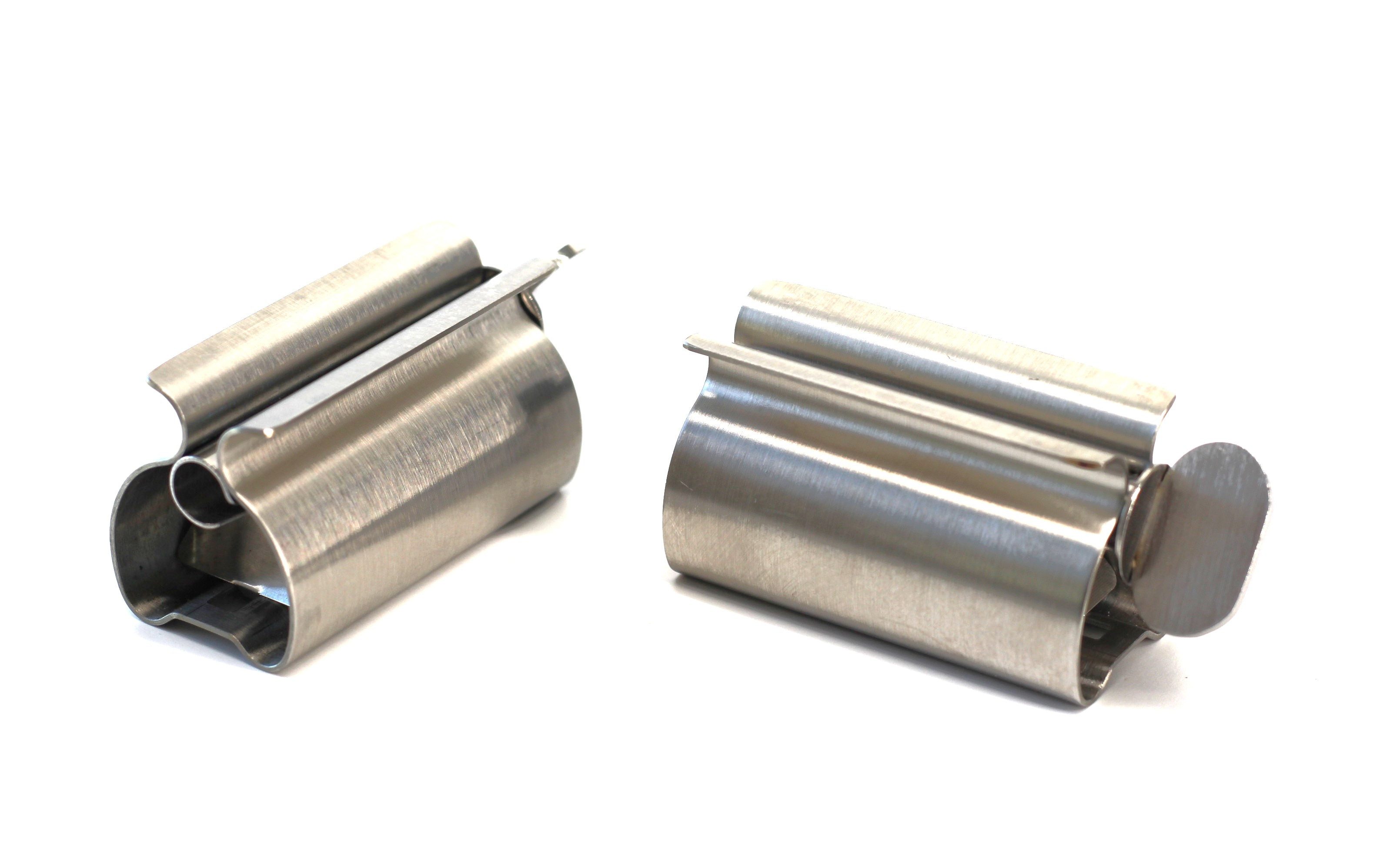HH-Haushalt Tubenquetscher Tubenpresse, Tubenqutscher Edelstahl 2er Set