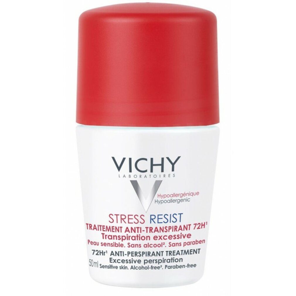 Vichy Deo-Zerstäuber Vichy 72Hr free Resist Skin 50 Stress Alcohol Sensitive ml Treatment