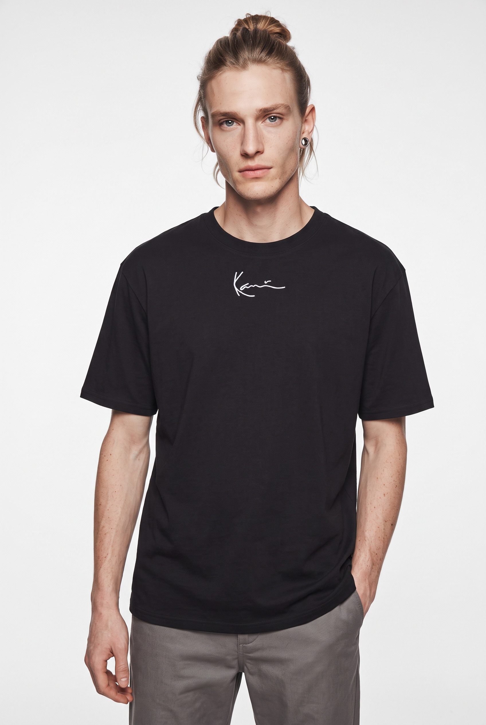 Karl Kani Rundhalsshirt Small Signature Tee Baumwolle, bestickt
