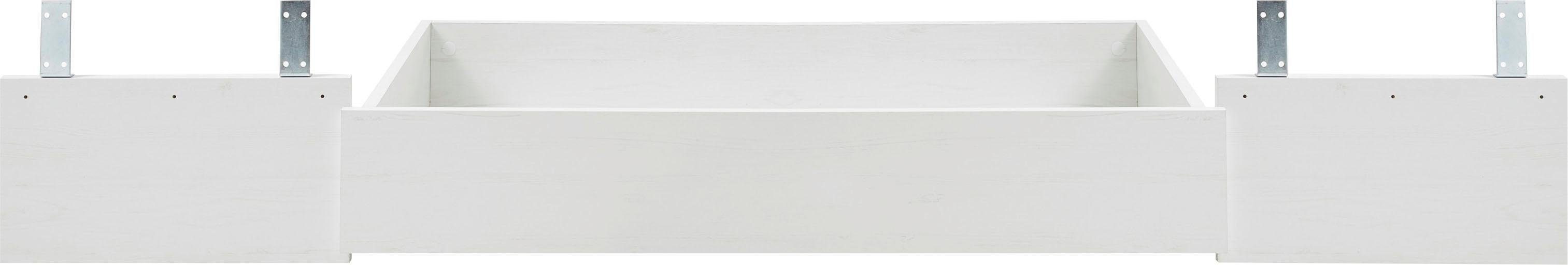 Home affaire Bettschubkasten Florenz Bettkasten in Pinie Weiß, Schubkasten günstig online kaufen