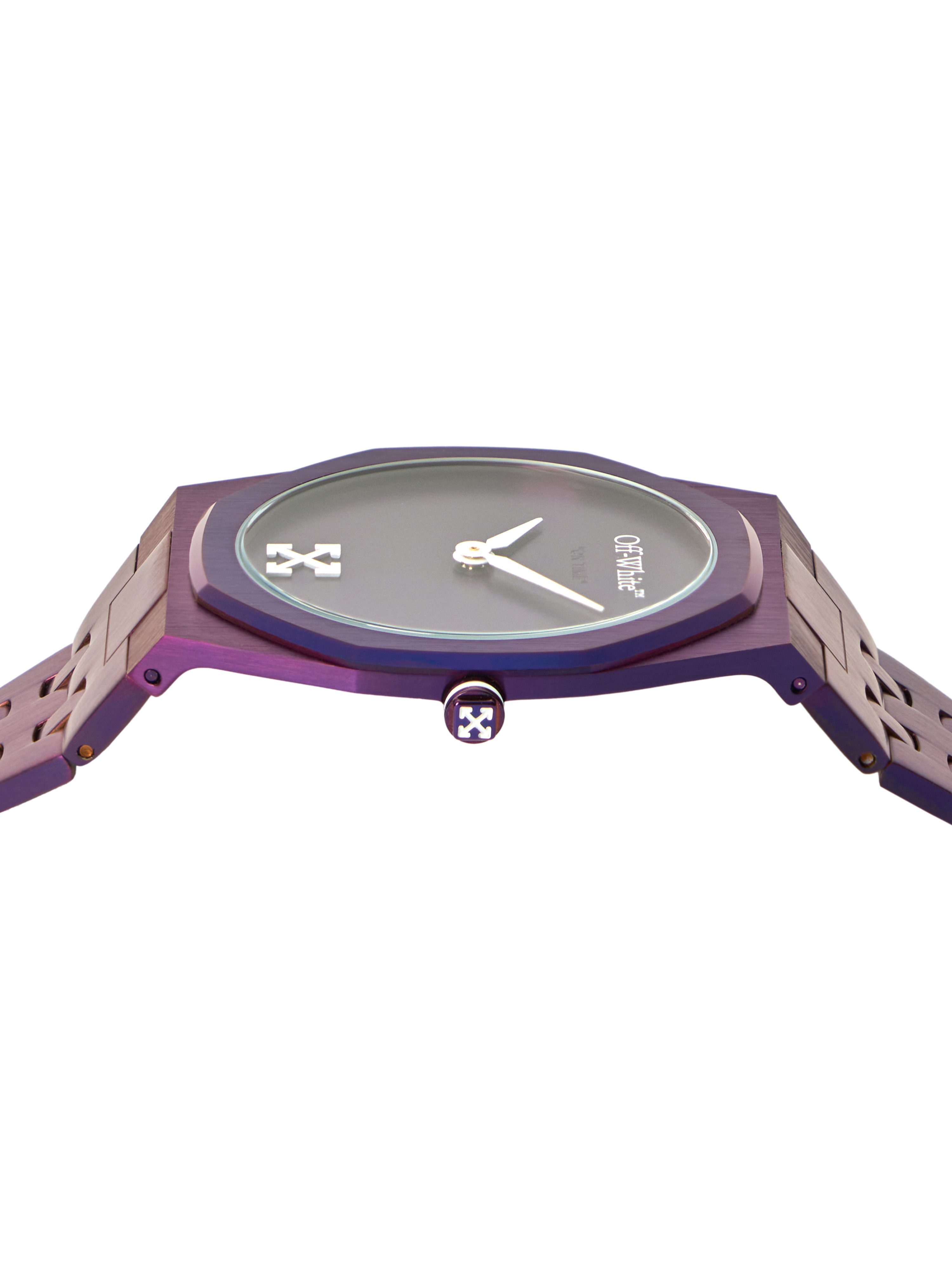 OFF-WHITE Quarzuhr ON TIME OW1G018M0055, Armbanduhr, Herrenuhr, Edelstahlarmband, analog