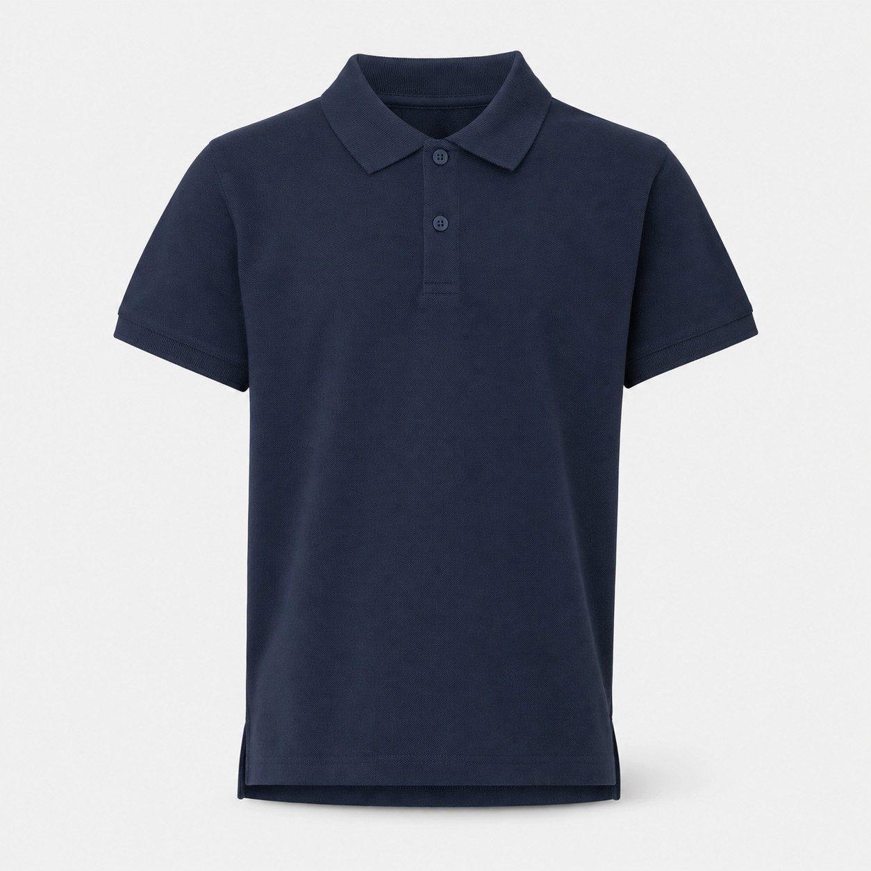 Sitztgut Poloshirt Kinder Polo-Shirt aus Bio-Baumwolle (1-tlg) Seitenschlitze, verlängertes Rückenteil und Transfer-Necklabel