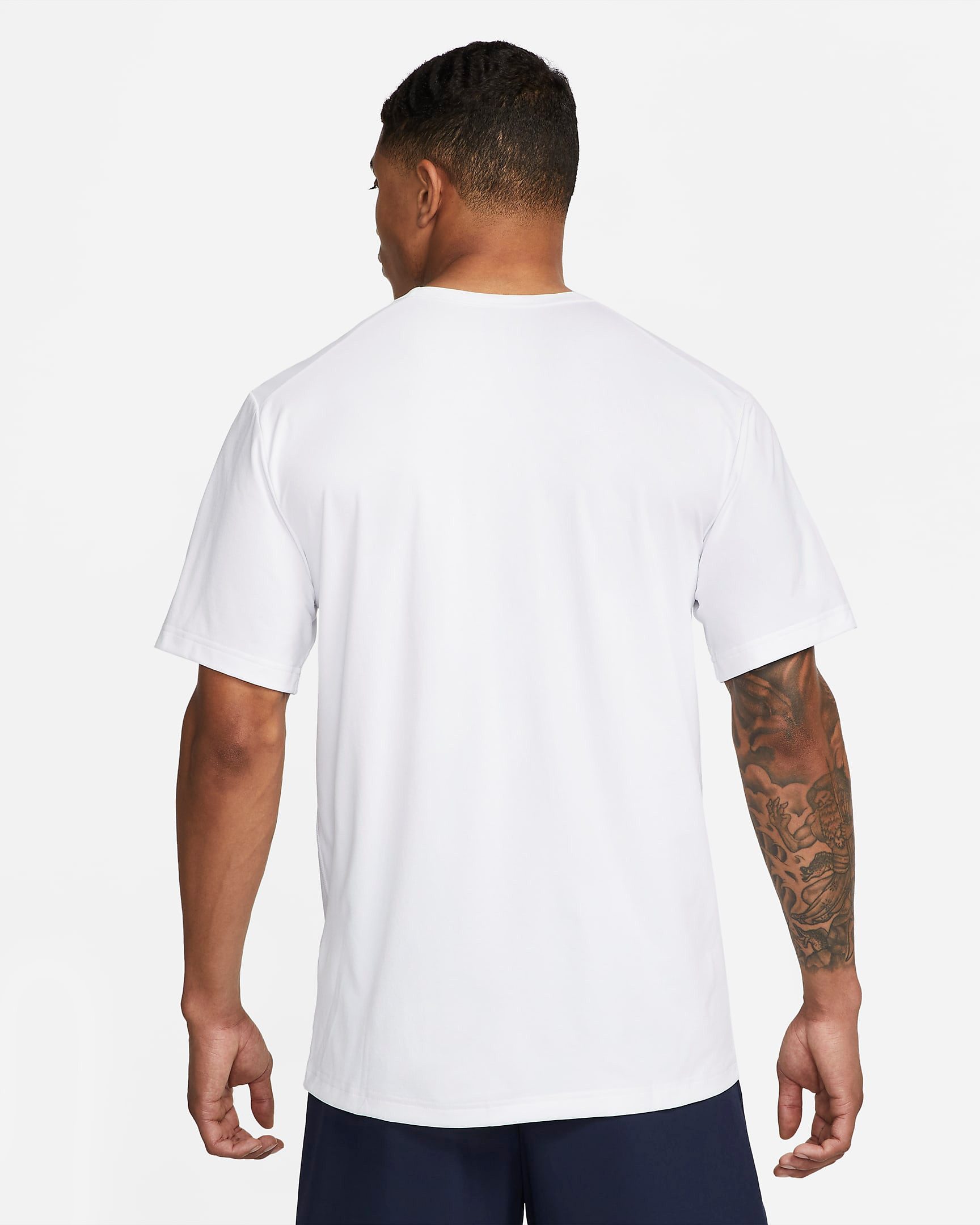 Nike Kurzarmshirt M NK DF UV HYVERSE SS WHITE/COOL GREY-BLACK-HYPER PI – Bild 4 von 5