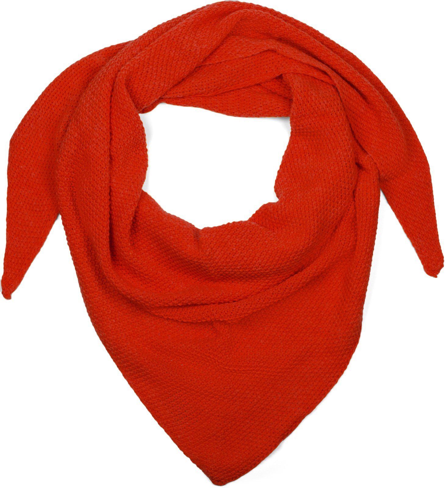 styleBREAKER Dreieckstuch Strick Dreiecktuch Einfarbig, (1-St) günstig online kaufen
