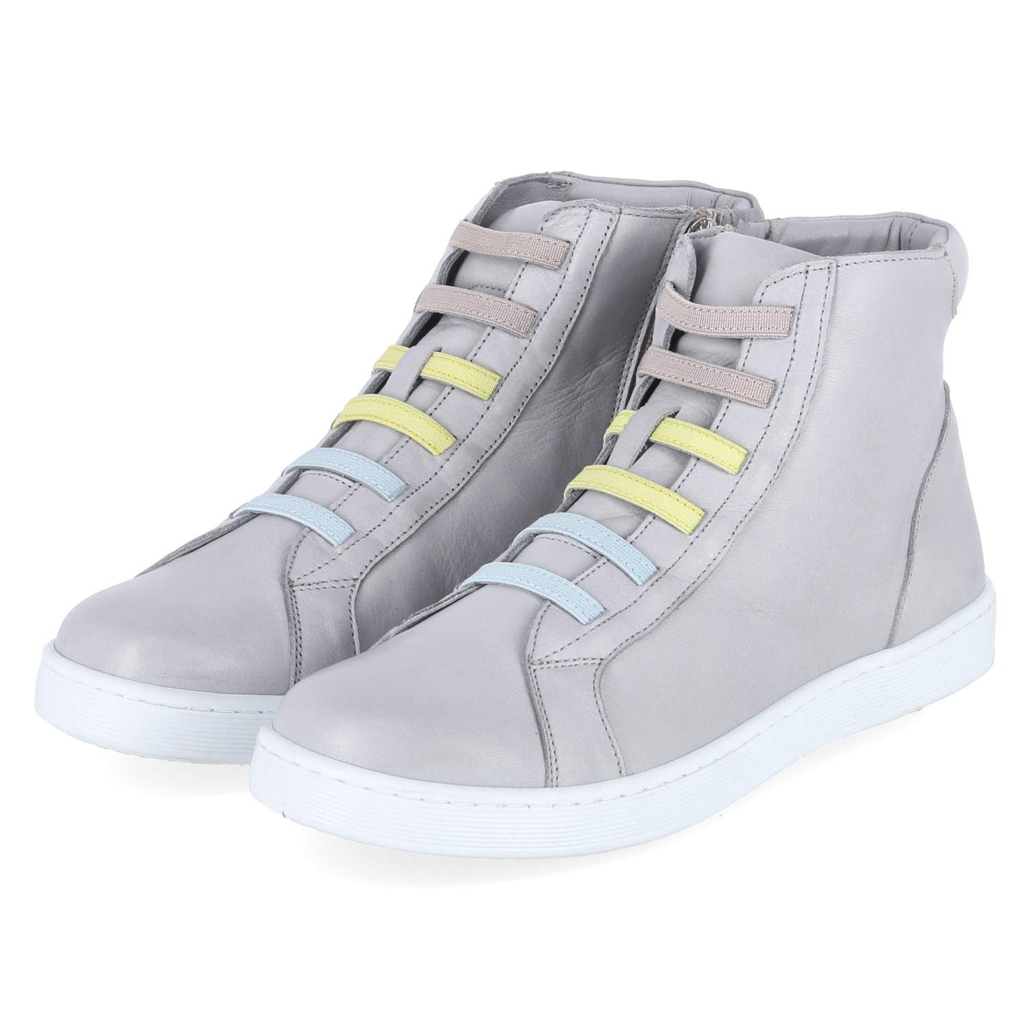 Andrea Conti Andrea Conti 00628011-918 SEIDENGRAU Damen Glattleder grau Schlupfstiefel