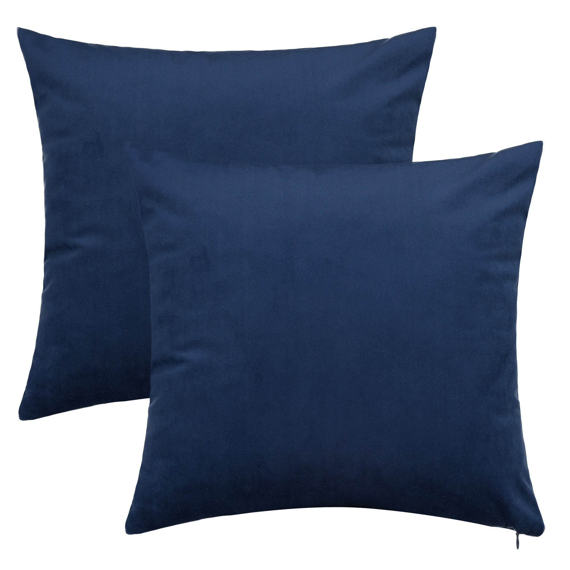 BARBONS Kissenbezug Stilvolle Kissenbezüge aus samtigem Stoff, Kissenhülle, günstig online kaufen