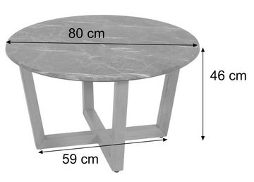 MCW Couchtisch MCW-M61-HO, Tischplatte aus HDF, Melamin beschichtet, Oberfläche wasser-/kratzfest