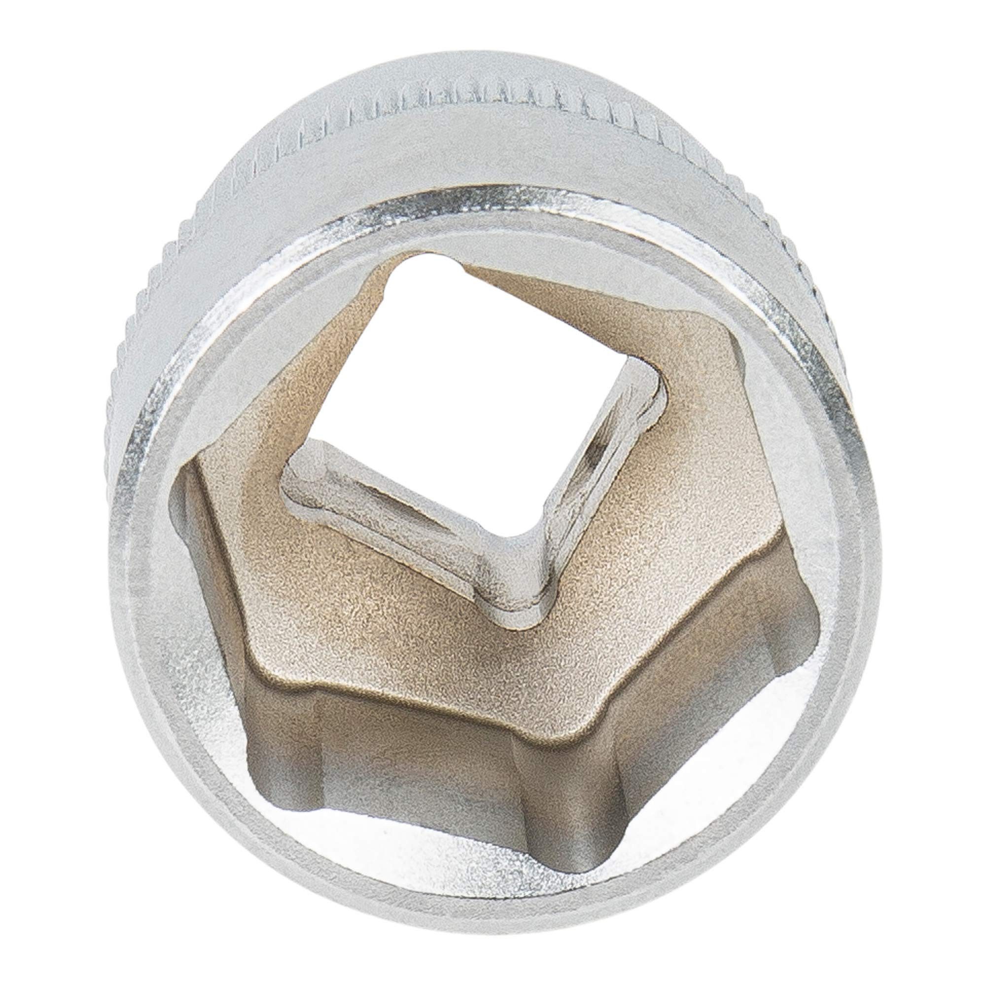 Stier Steckschlüssel STIER Sechskant-Steckschlüsseleinsatz Antrieb 1/4" 3/8" 1/2" mit SW 4