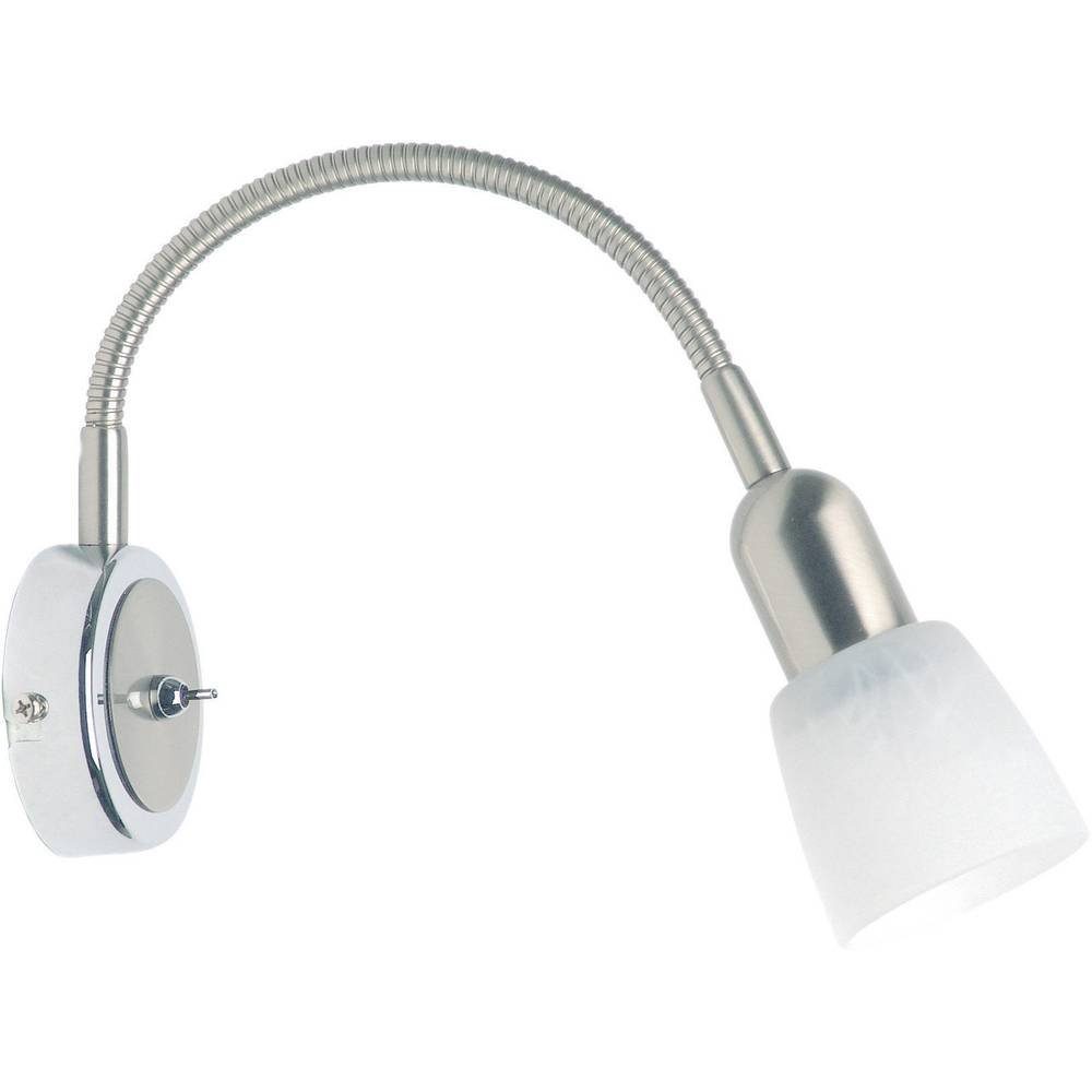 Brilliant Wandleuchte Wandstrahler 55390/77, Flexarm, Mit Schalter günstig online kaufen