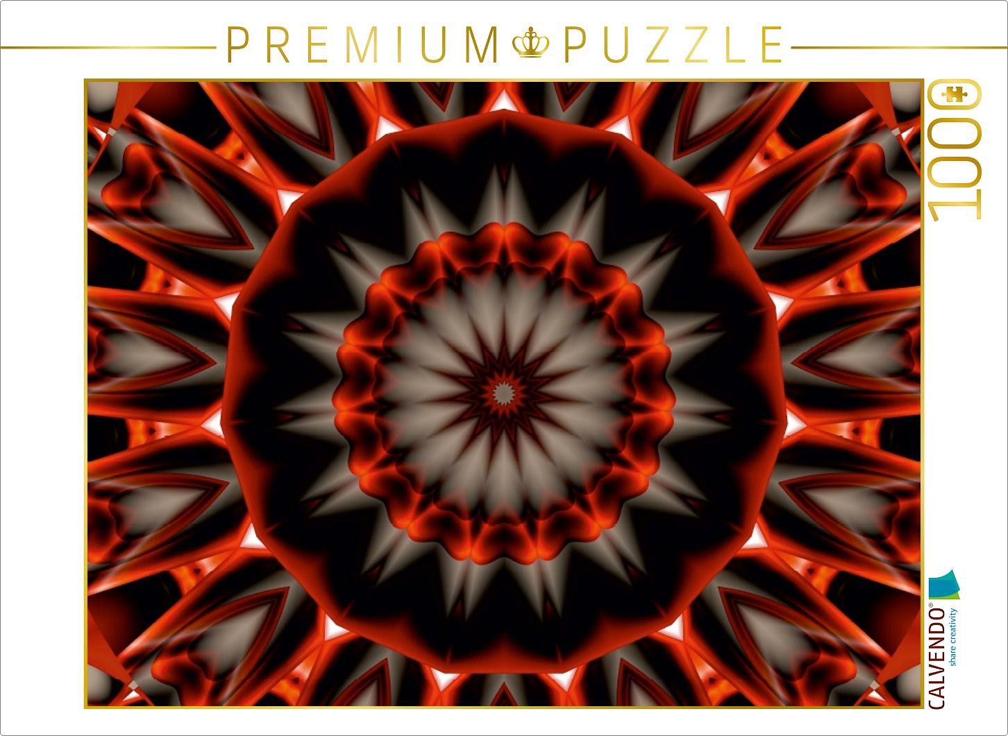 CALVENDO Puzzle CALVENDO Puzzle Mandala Liebe 1000 Teile Puzzle quer, 1000 pieces, fi, 1000 Puzzleteile