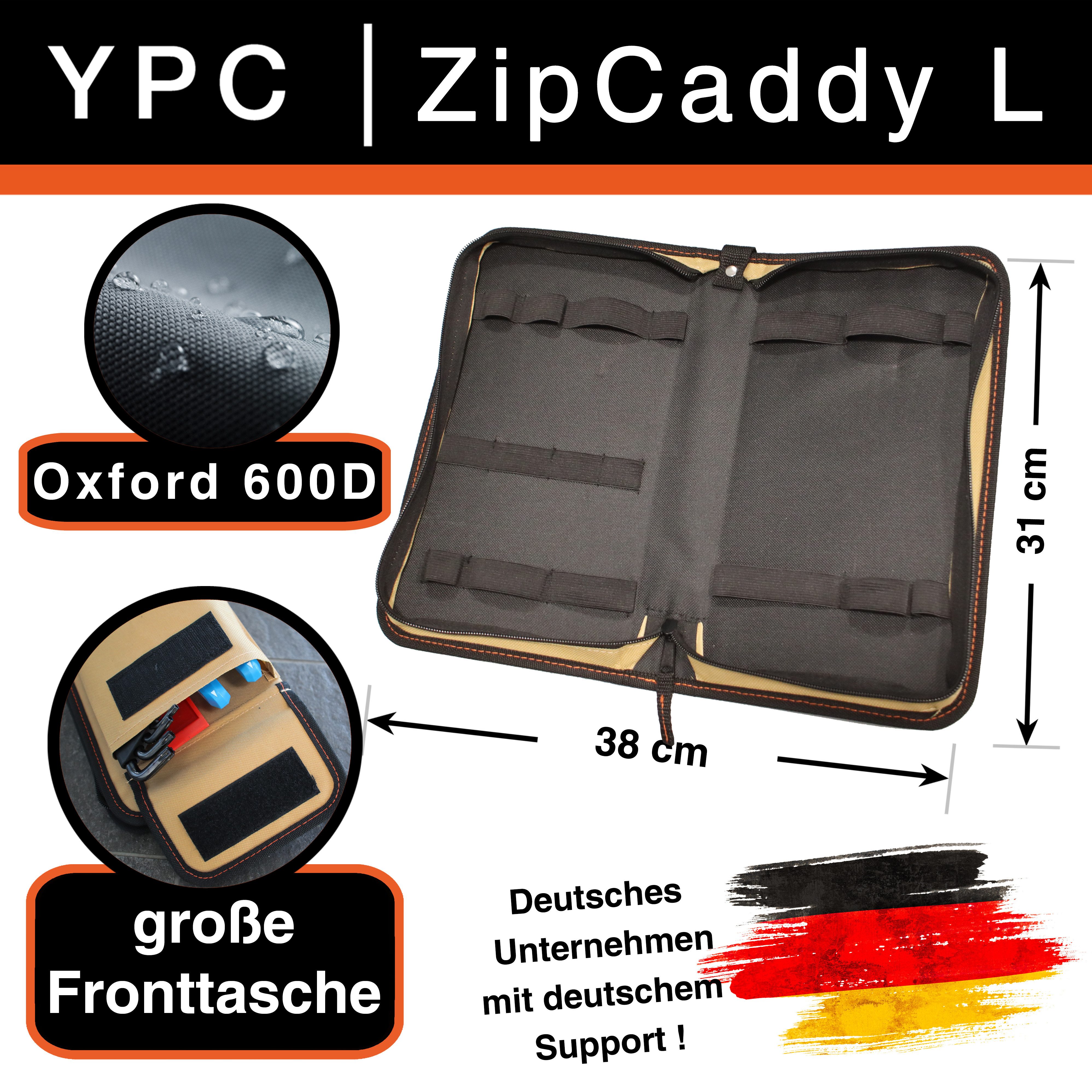 YPC Werkzeugtasche ZipCaddy L, Werkzeugmappe, Werkzeug Organizer