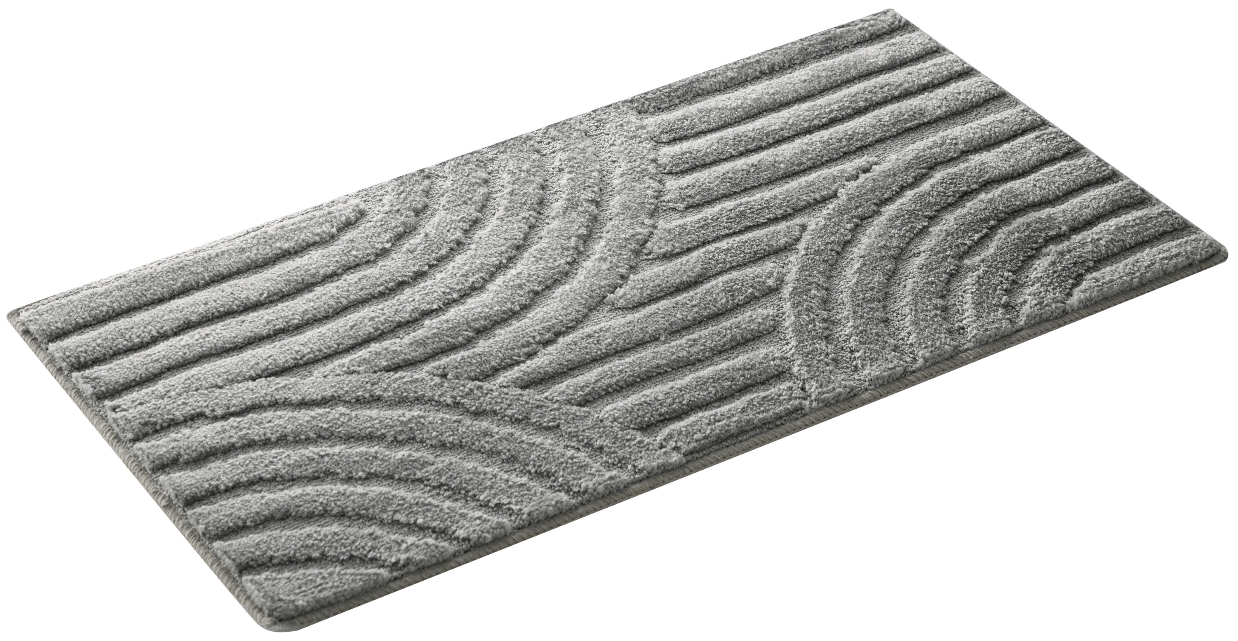 OTTO home Badematte Regona Scandi, Badvorleger, Badezimmer Teppich, Duschvorleger, Höhe 10 mm, rutschhemmend beschichtet, strapazierfähig, Polyester, rechteckig – Bild 2 von 5