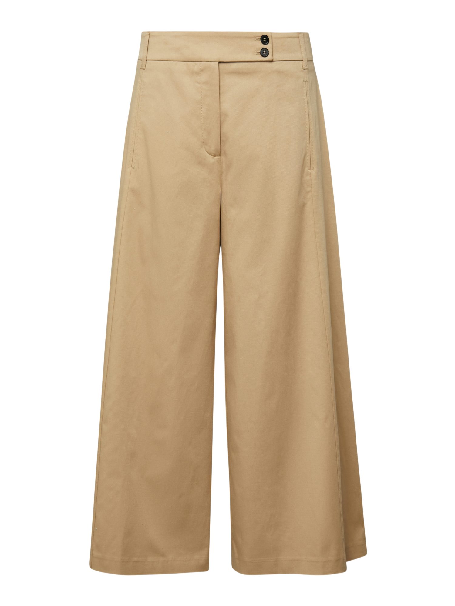 s.Oliver BLACK LABEL Stretch-Hose natur,Casual,Lyocell,Unifarben,Wide Leg,Hoch