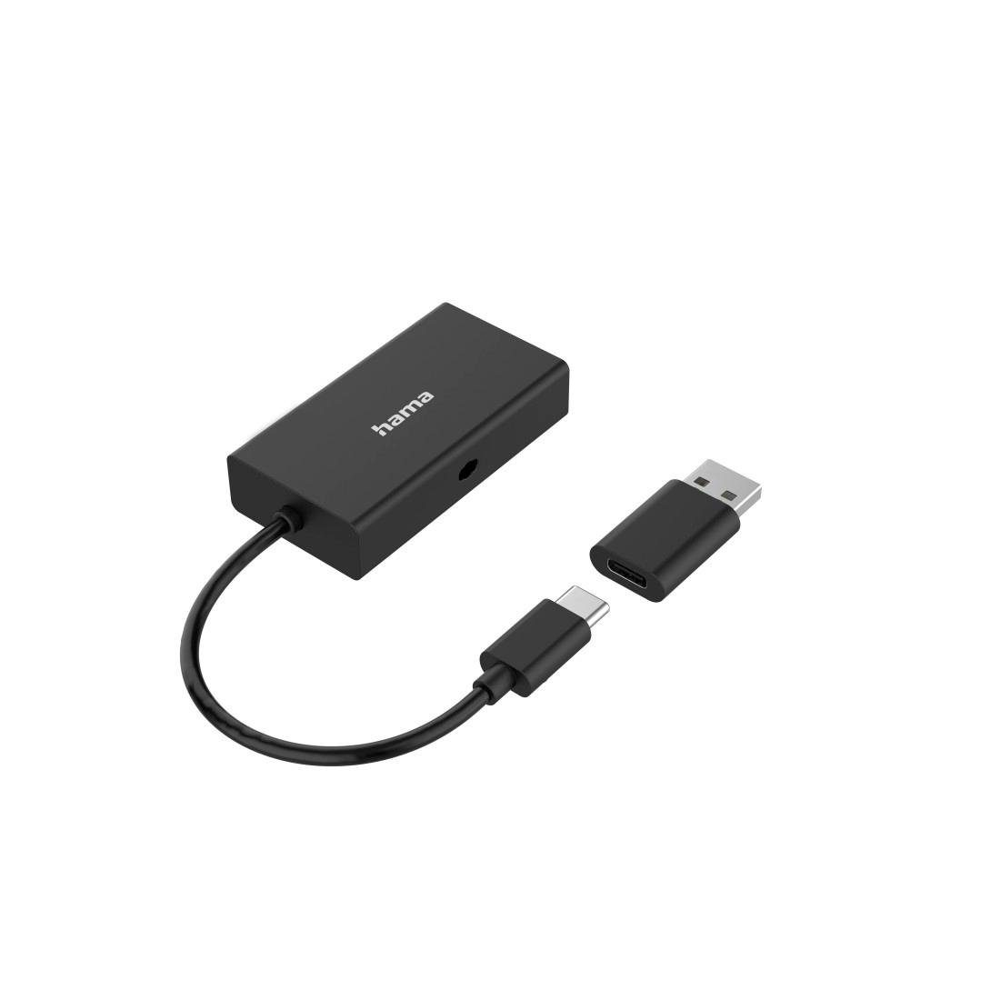 Hama USB OTG Hub Kartenleser 3 Ports USB A SD microSD inkl. USB A Adapter  USB-Adapter USB Micro-B, USB Typ A