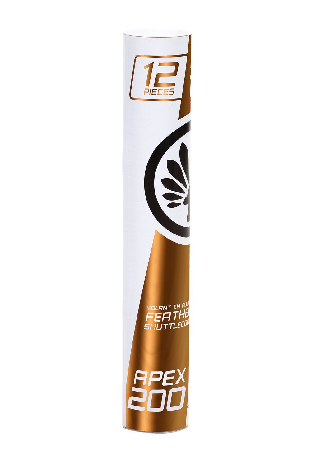 Oliver Badmintonball Apex 200 Naturfeder weiss Dose 12er, Geschwindigkeit: 77