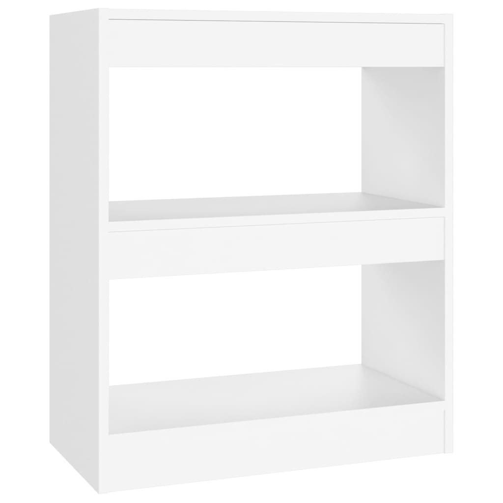 vidaXL Bücherregal, Buchregal/Raumteiler Weiß 60x30x72 cm günstig online kaufen