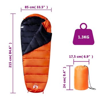 vidaXL Schlafsack Mumienschlafsack für Erwachsene Camping 3 Jahreszeiten (1 tlg)