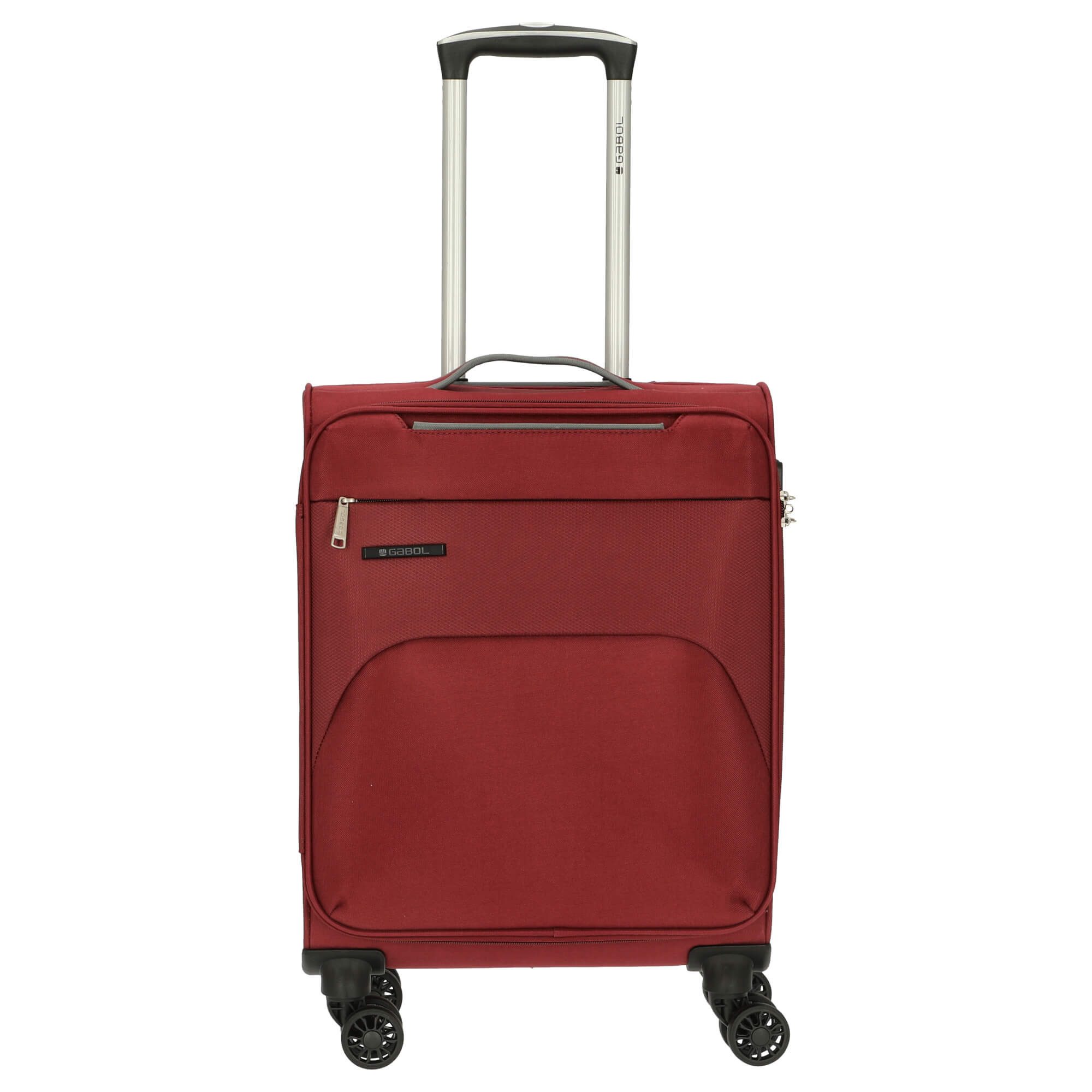 Gabol Koffer Zambia - 4-Rollen-Kabinentrolley 55 cm (burgundy), 4 Rollen