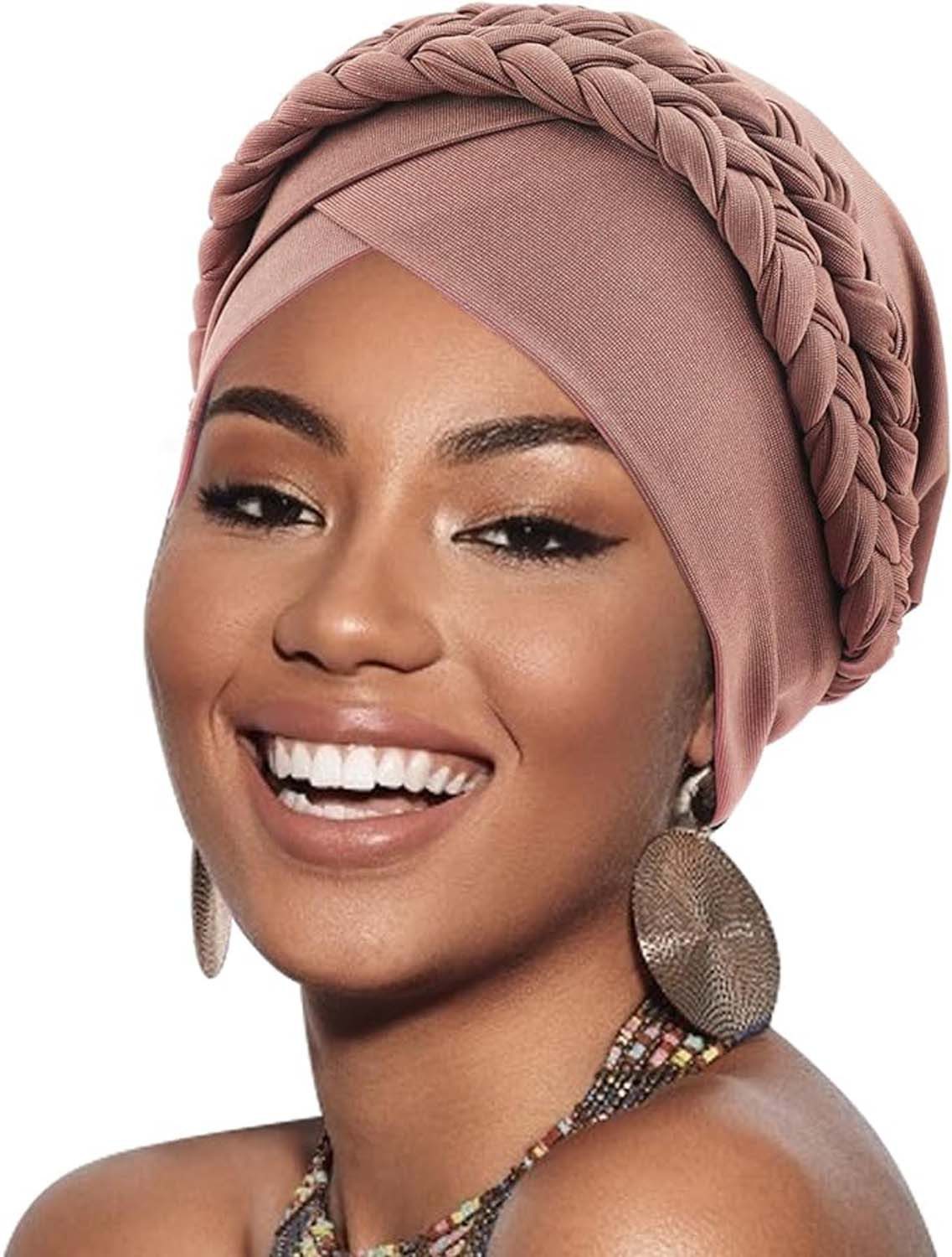 Coonoor Turbanmütze Afrikanischer Damen Geflecht Kopfbedeckung günstig online kaufen