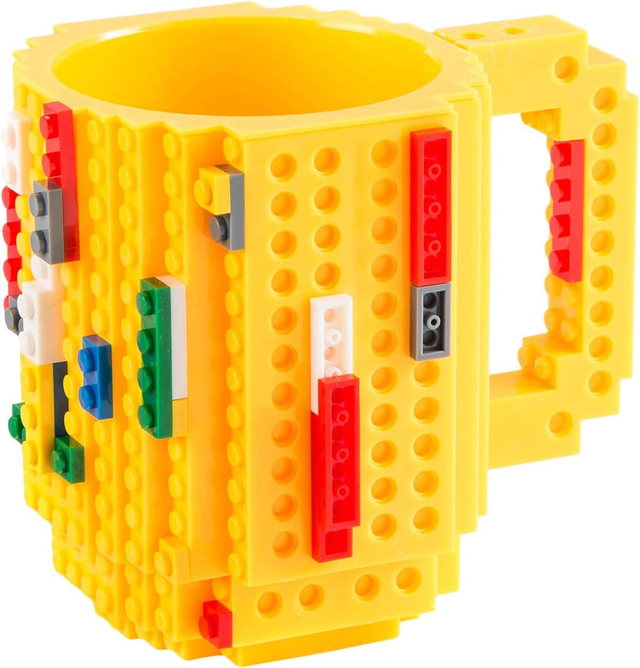 Goods+Gadgets Tasse GOODS+GADGETS LEGOTasse Baustein - kaffee&kinder becher, 350ml, Polycarbonat, Kaffeetasse Kaffee-Becher 350ml