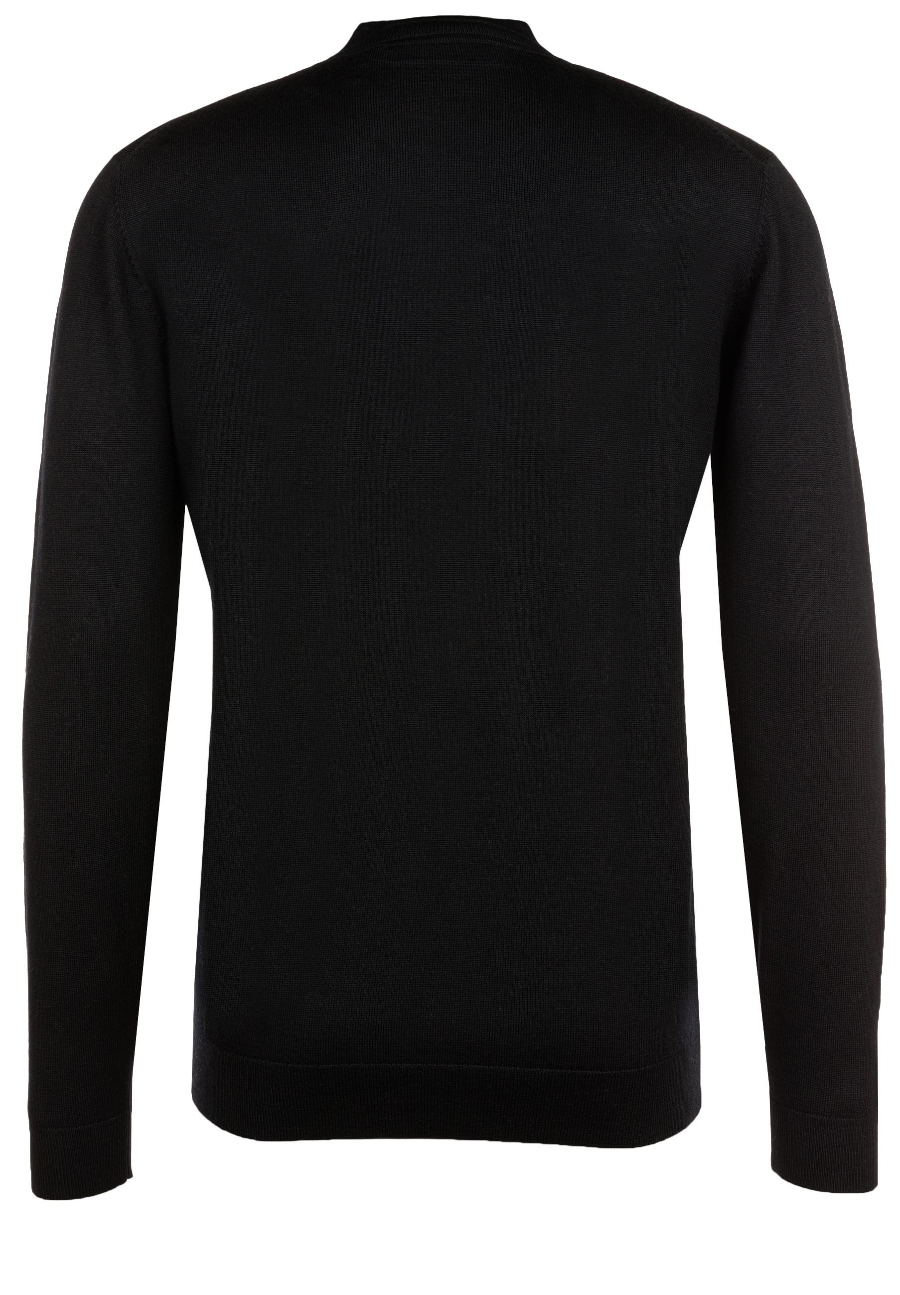 LAGERFELD Strickpullover mit gesticktem Logo (1-tlg)