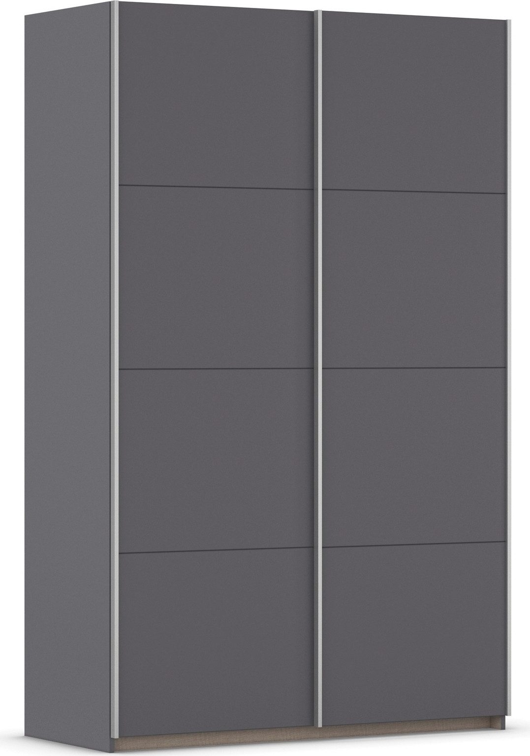 rauch Schwebetürenschrank Kleiderschrank Schrank Garderobe Schlafzimmerschrank OXFORD (in 3 verschiedenen Ausstattungen BASIC/CLASSIC/PREMIUM) mit Griffleisten aus Metall, auch für kleinere Räume MADE IN GERMANY