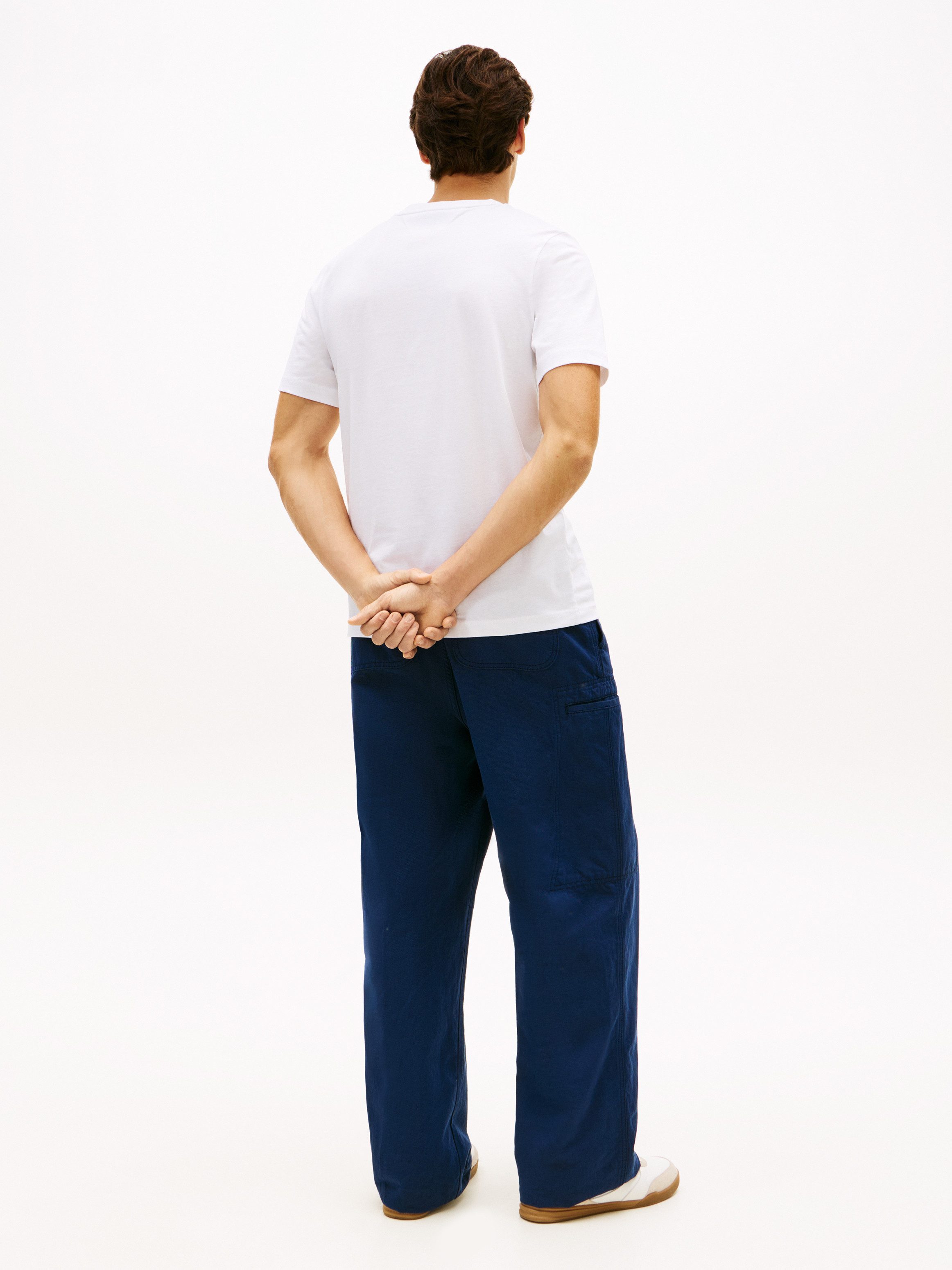 Tommy Hilfiger T-Shirt BRAND LOVE BIG TEXT Regular fit mit Rundhalsausschnitt – Bild 5 von 5