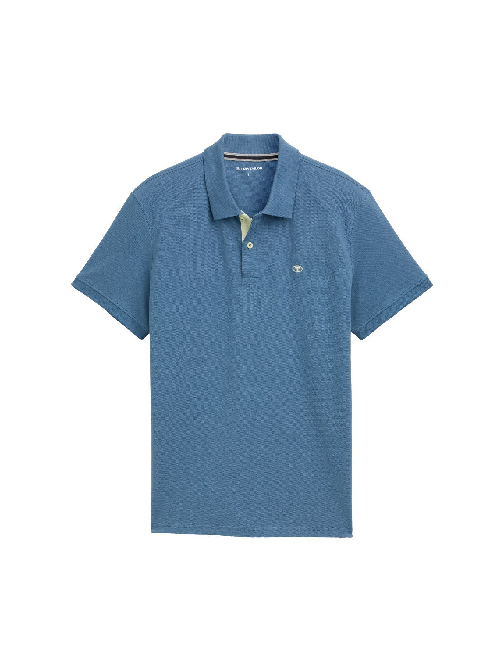TOM TAILOR Poloshirt Poloshirts Piqué Poloshirt mit Logo-Stickerei günstig online kaufen