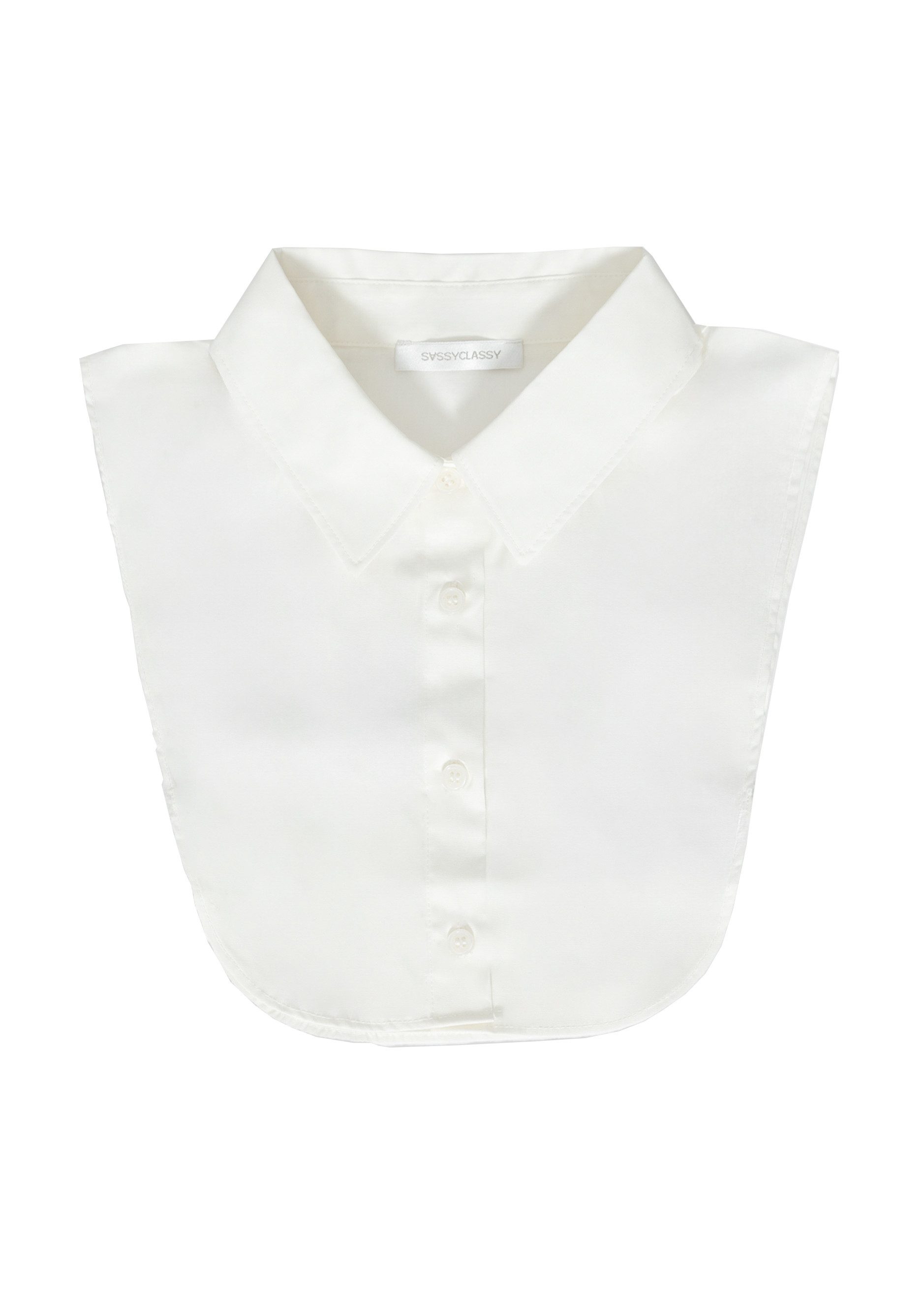 SASSYCLASSY Kragen Stilvoller Bluseneinsatz für Damen mit Kentkragen