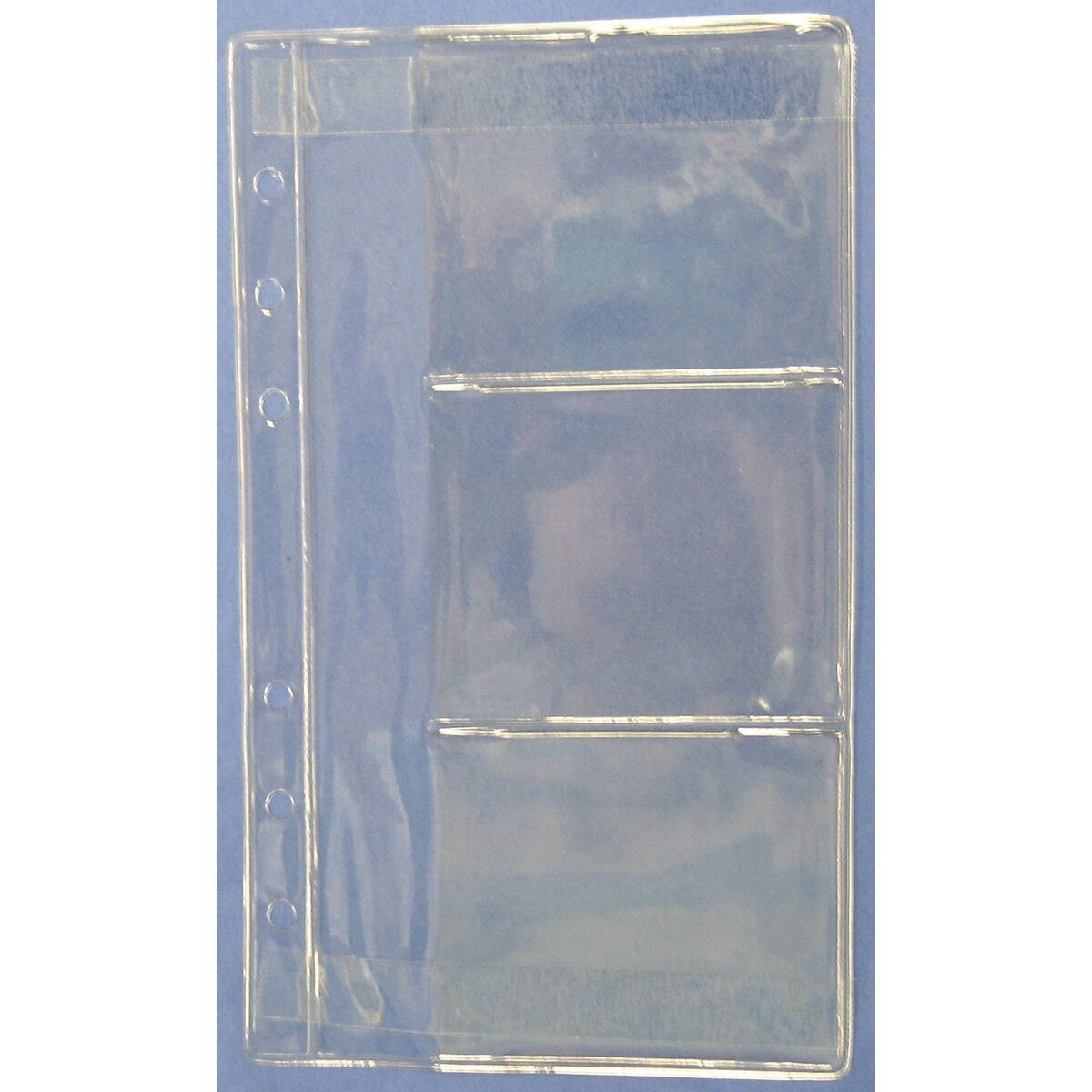 bsb-obpacher Prospekthülle Ersatzhülle -Kompakt- - A6 4er Pack für Visitenkarten.