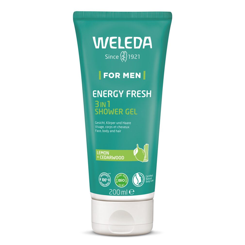 WELEDA Duschgel For Men Energy Fresh 3in1 Duschgel
