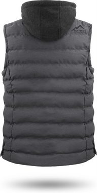 normani Funktionsweste Herren Winter-Steppweste Nanaimo Wattierte Winterweste - winddichter Bodywarmer Weste mit Kapuze