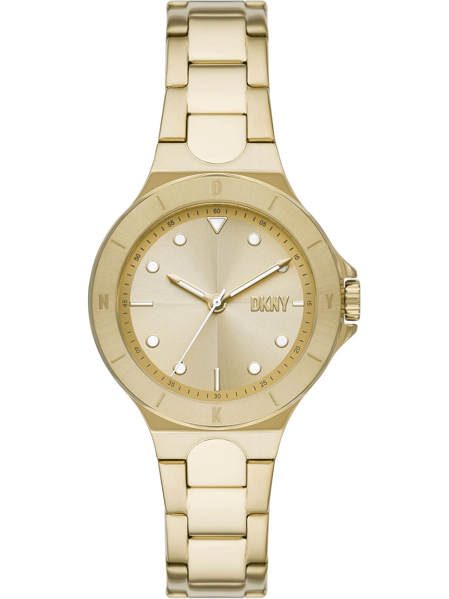 DKNY Quarzuhr DKNY Damen-Uhren Analog Quarz