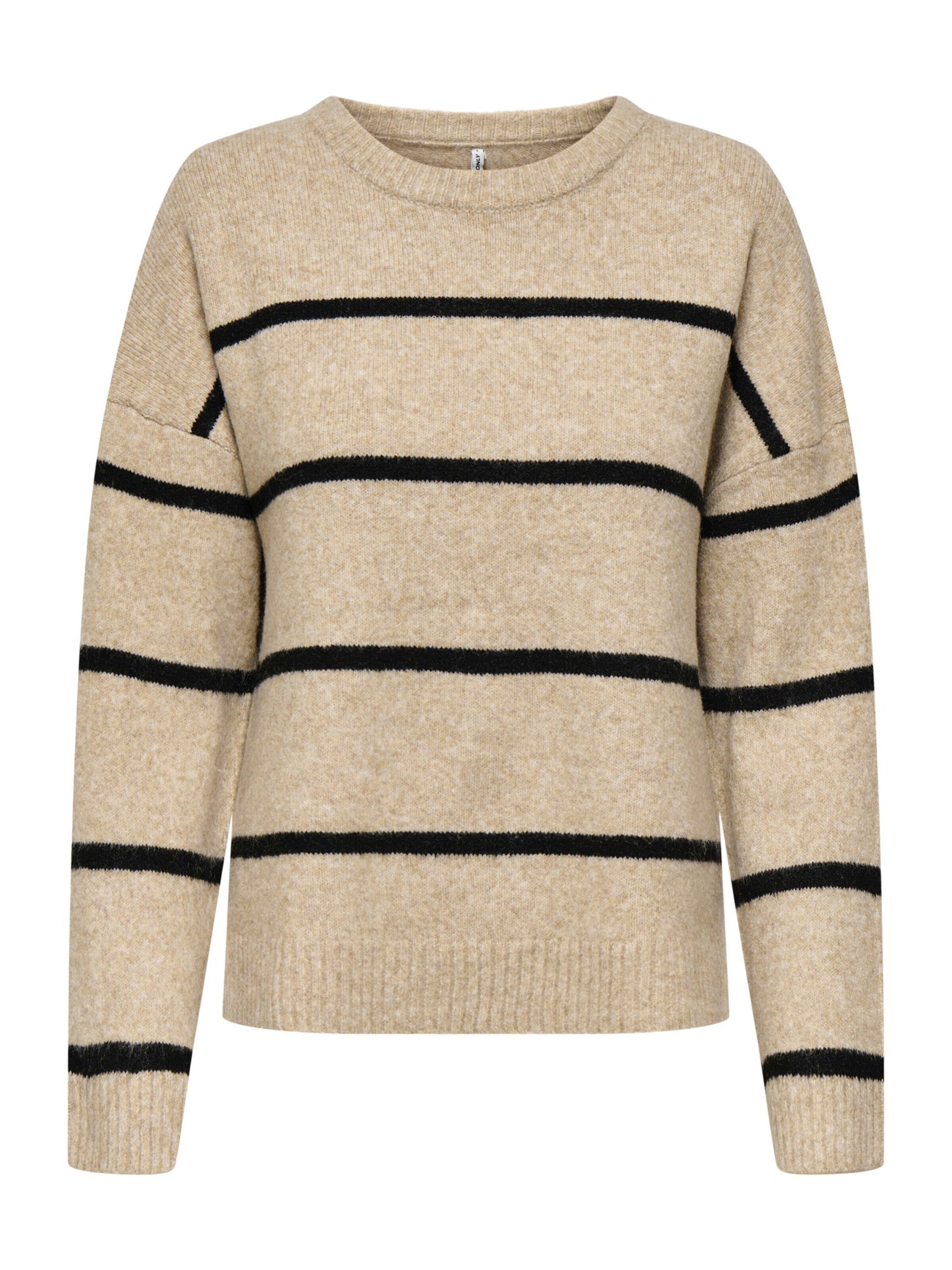 Strickpullover ONLOXFORD LIFE LS STRIPE O-NECK KNT