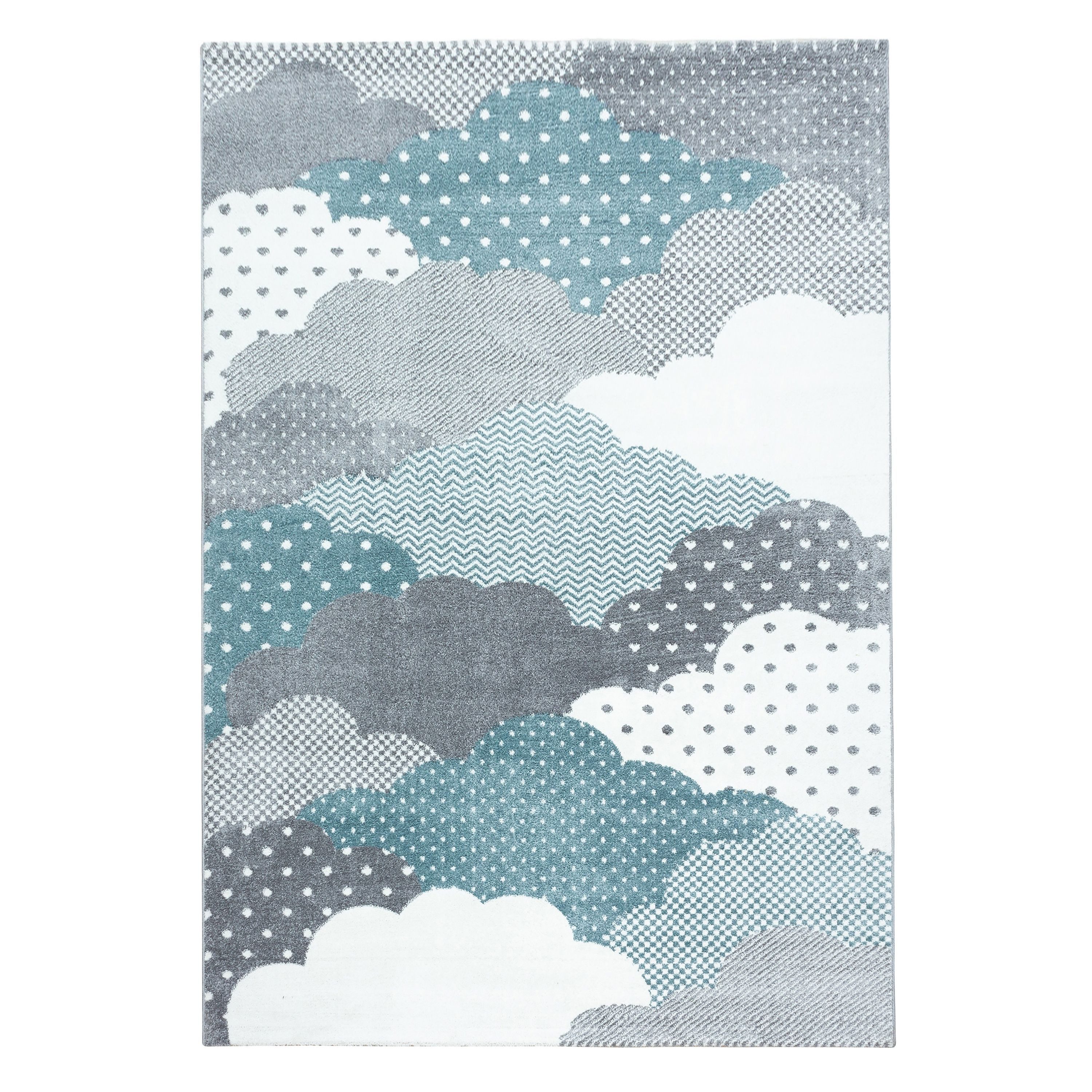 Teppium Teppich Wolken Design, Rechteckig, Höhe: günstig online kaufen