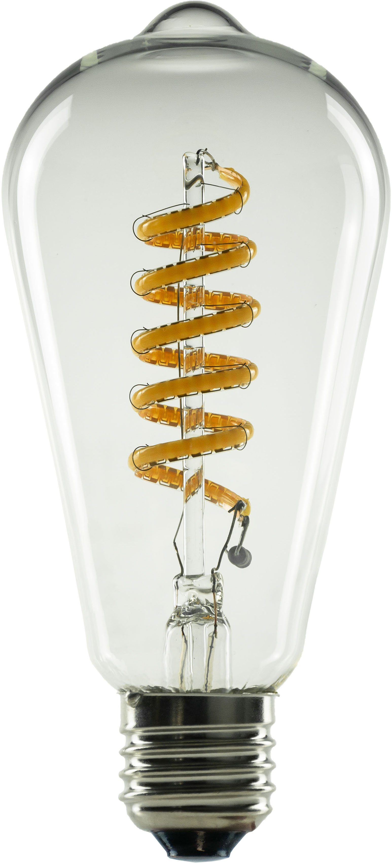 SEGULA LED-Leuchtmittel LED Rustika Curved Spirale Ambient klar, E27, Warmweiß, dimmbar, E27, Rustika Curved Spirale, klar, Ambient Dimming | Leuchtmittel