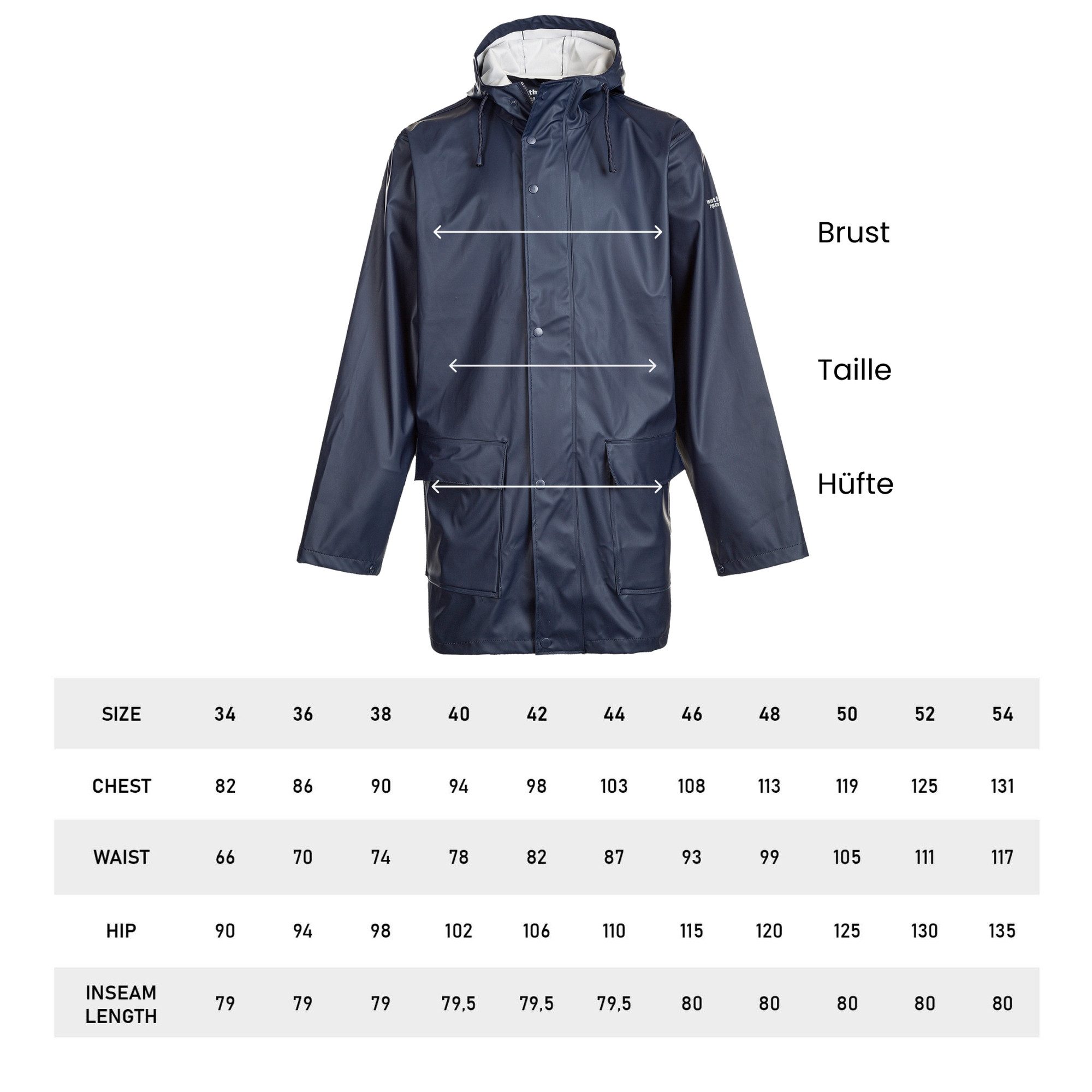 WEATHER REPORT Regenjacke Torsten mit verschweißten Nähten – Bild 4 von 5