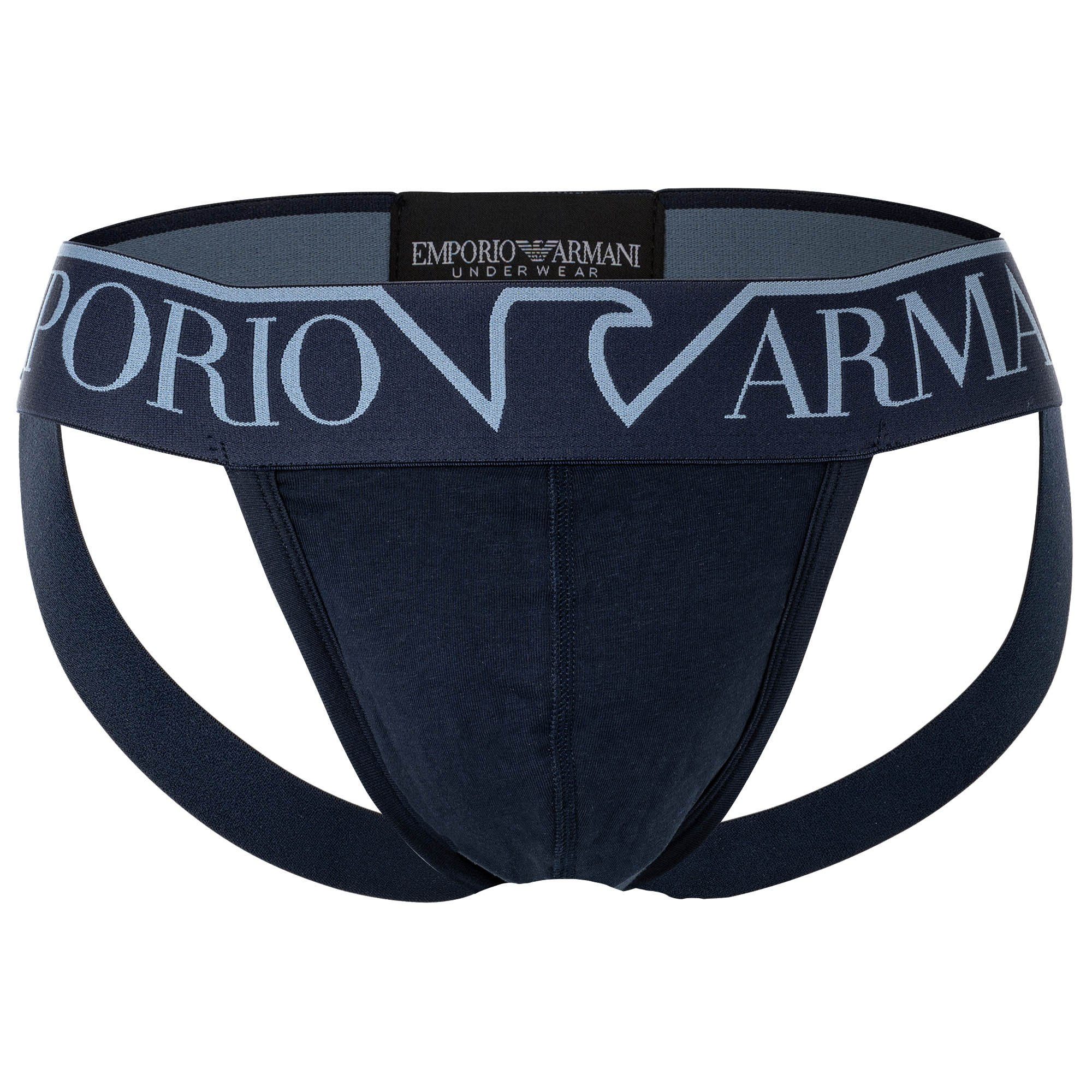 Tanga Herren Jockstrap 1er Pack Baumwolle Megalogo