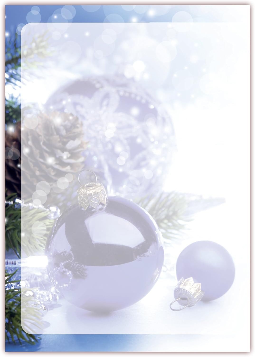 100 Blatt Briefpapier + Umschläge 5051 DIN A4 Weihnachten goldene Kerzen Kugeln 100 Blatt Briefpapier + Umschläge 5051 DIN A4 Weihnachten goldene Kerzen Kugeln