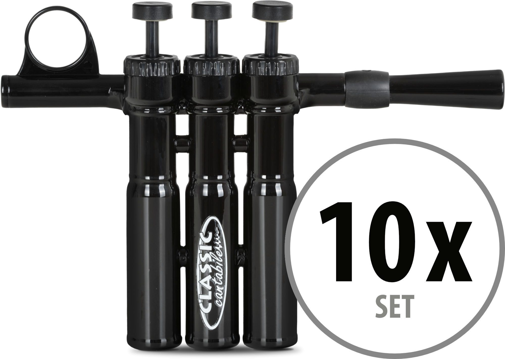 Classic Cantabile Trompete 10er Set MardiBrass Ansatztrainer Trompete & Flügelhorn, 10-St., Trainingsgerät für Ansatz, Atmung und Fingerfertigkeit
