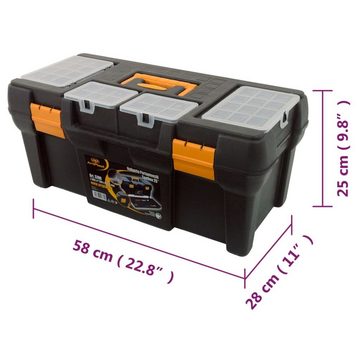 vidaXL Werkzeugbox Werkzeugkoffer 580x280x250 mm PP (1 St)