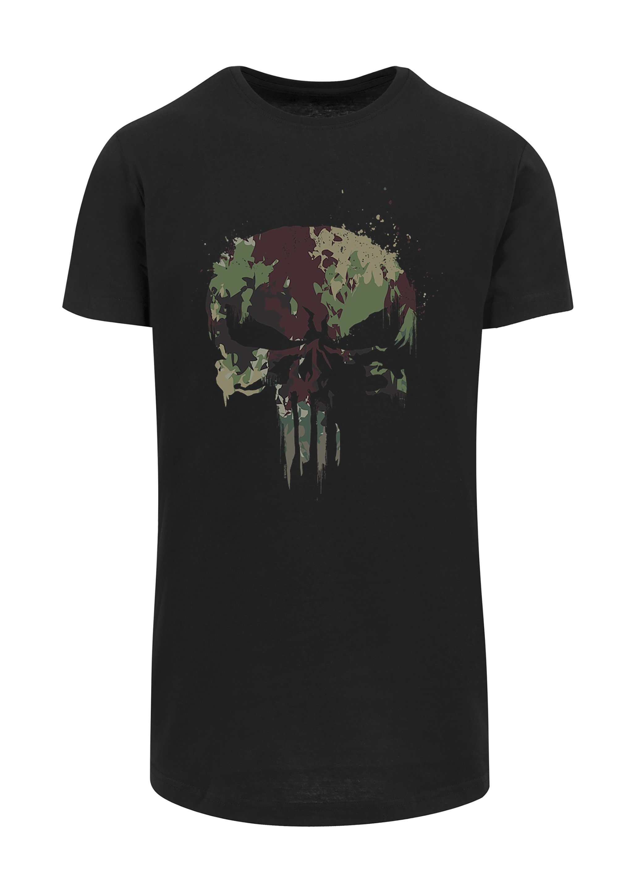 T-Shirt Skull Camo Punisher F4NT4STIC Print Marvel TV