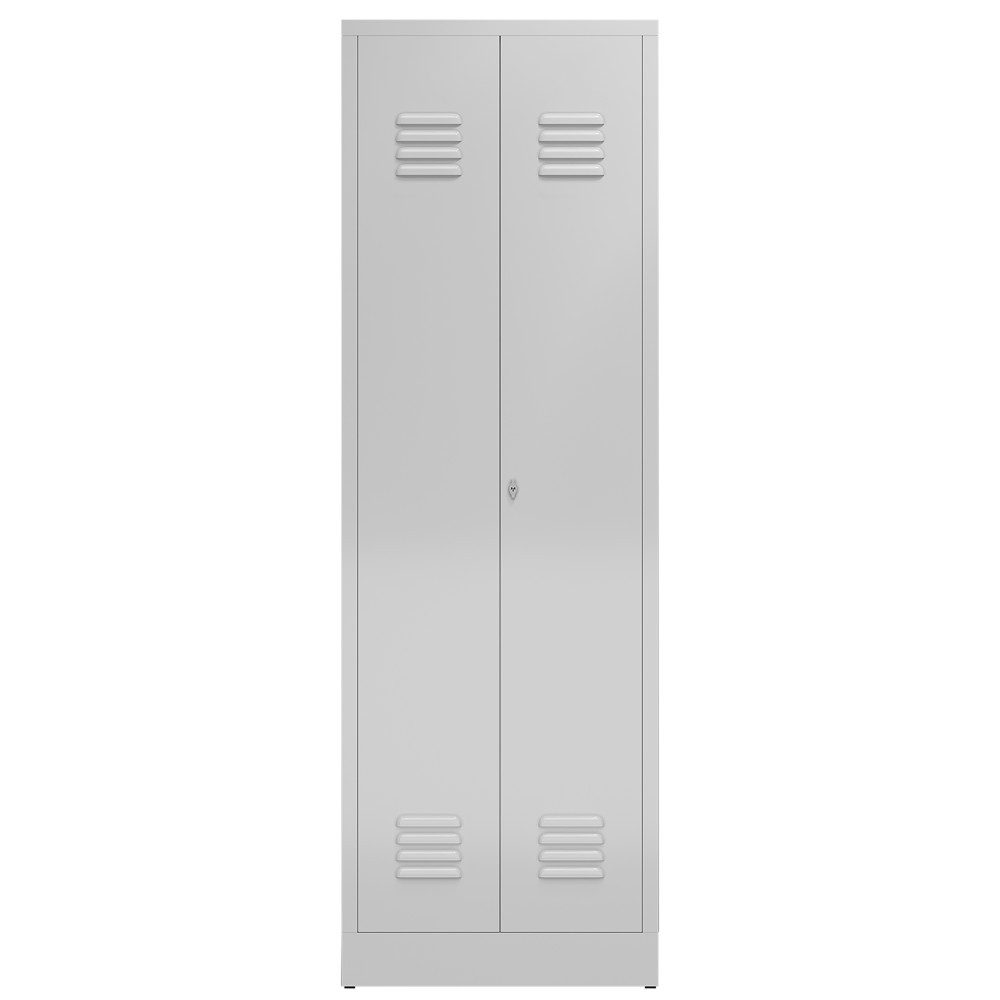 Steelboxx Mehrzweckschrank Kleiderspind Gerätespind 2 Abteile 180x59x50cm (1-St) Mehrzweckschrank abschließbar