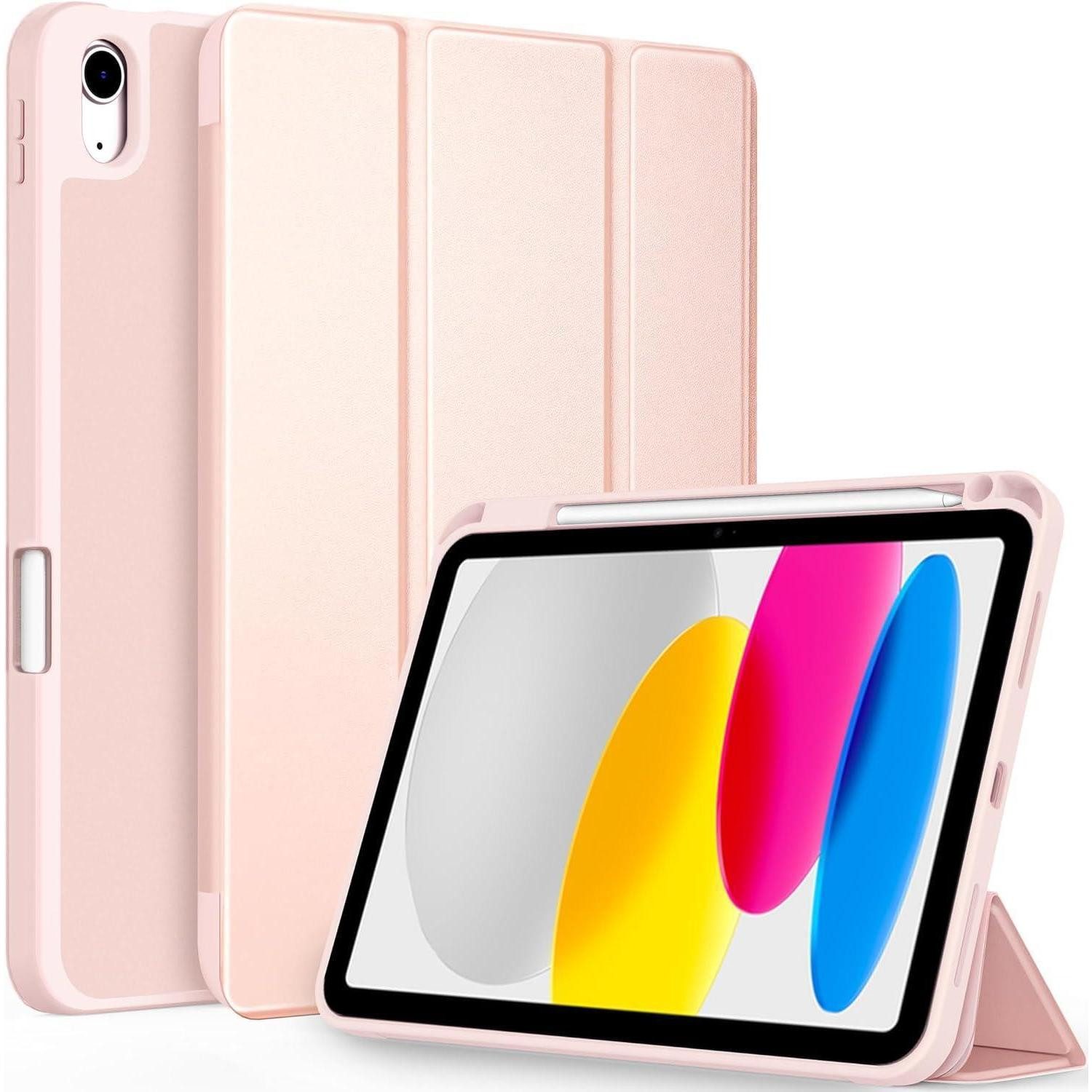 LuxusKollektion Tablet-Hülle Hülle iPad 11 A16 2025 Stifthalter TPU Schlaf Wachen Roségold