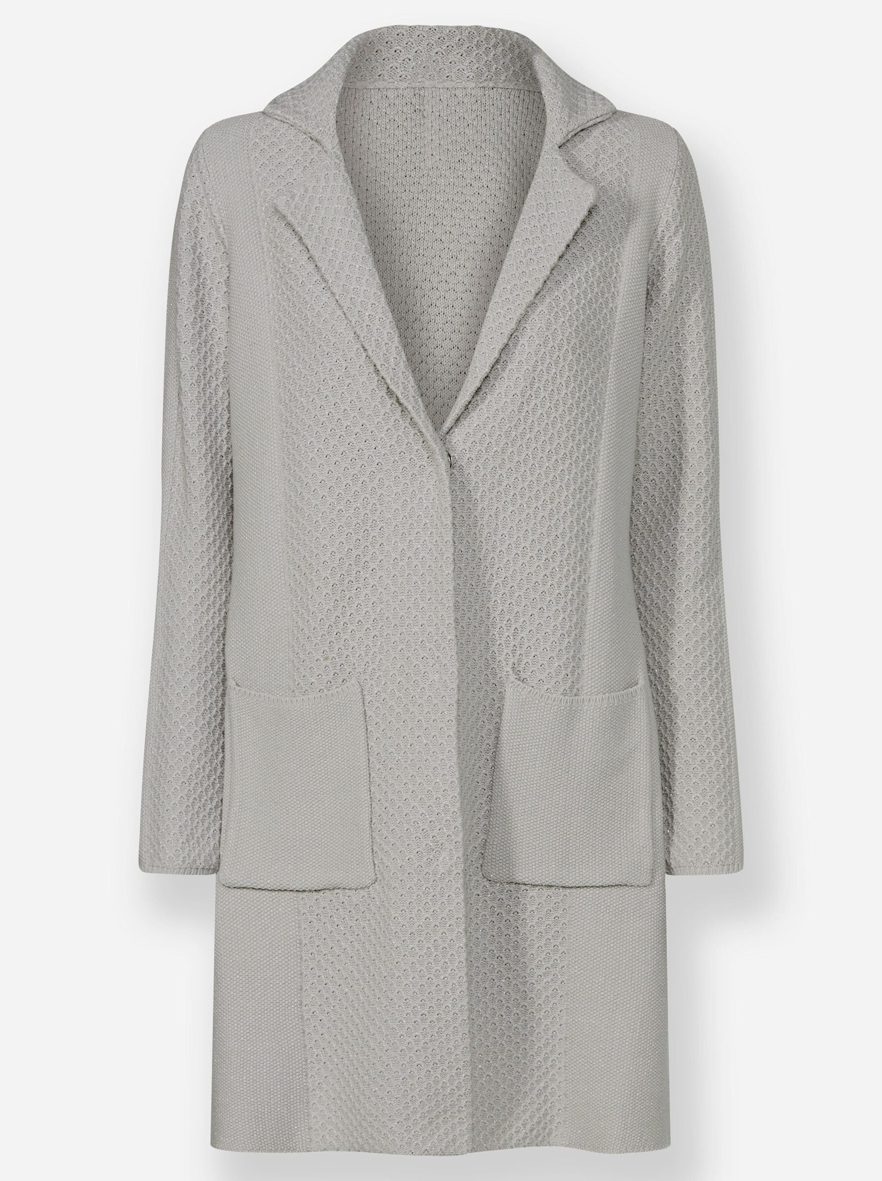 heine Strickjacke Strickjacke Langarm